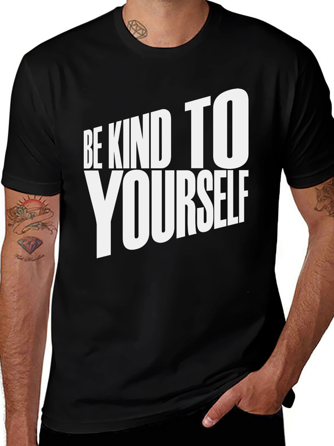 Variant 5 of Be Kind To Yourself T-Shirt - Black