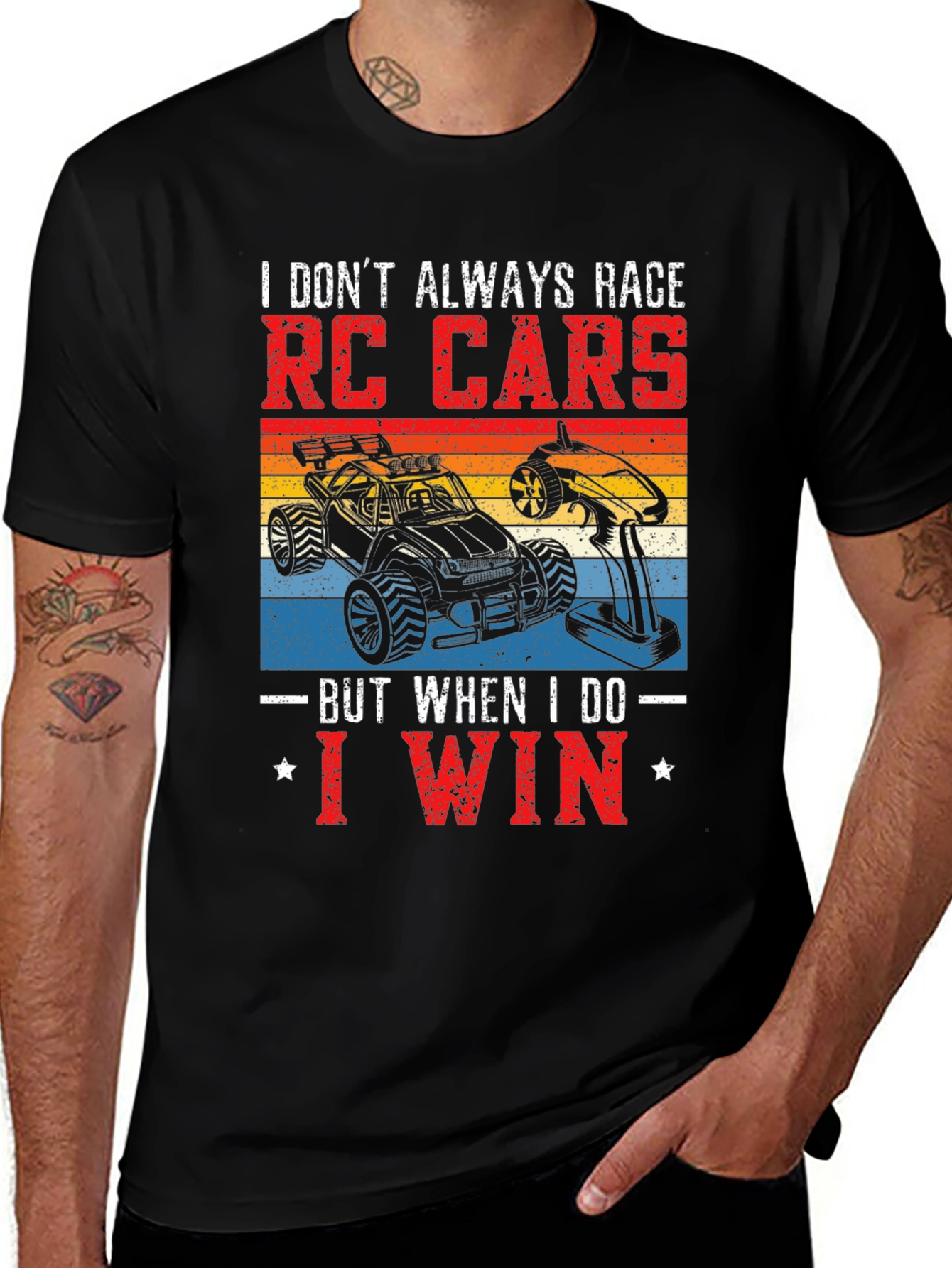 RC Cars Graphic T-Shirt - I WIN