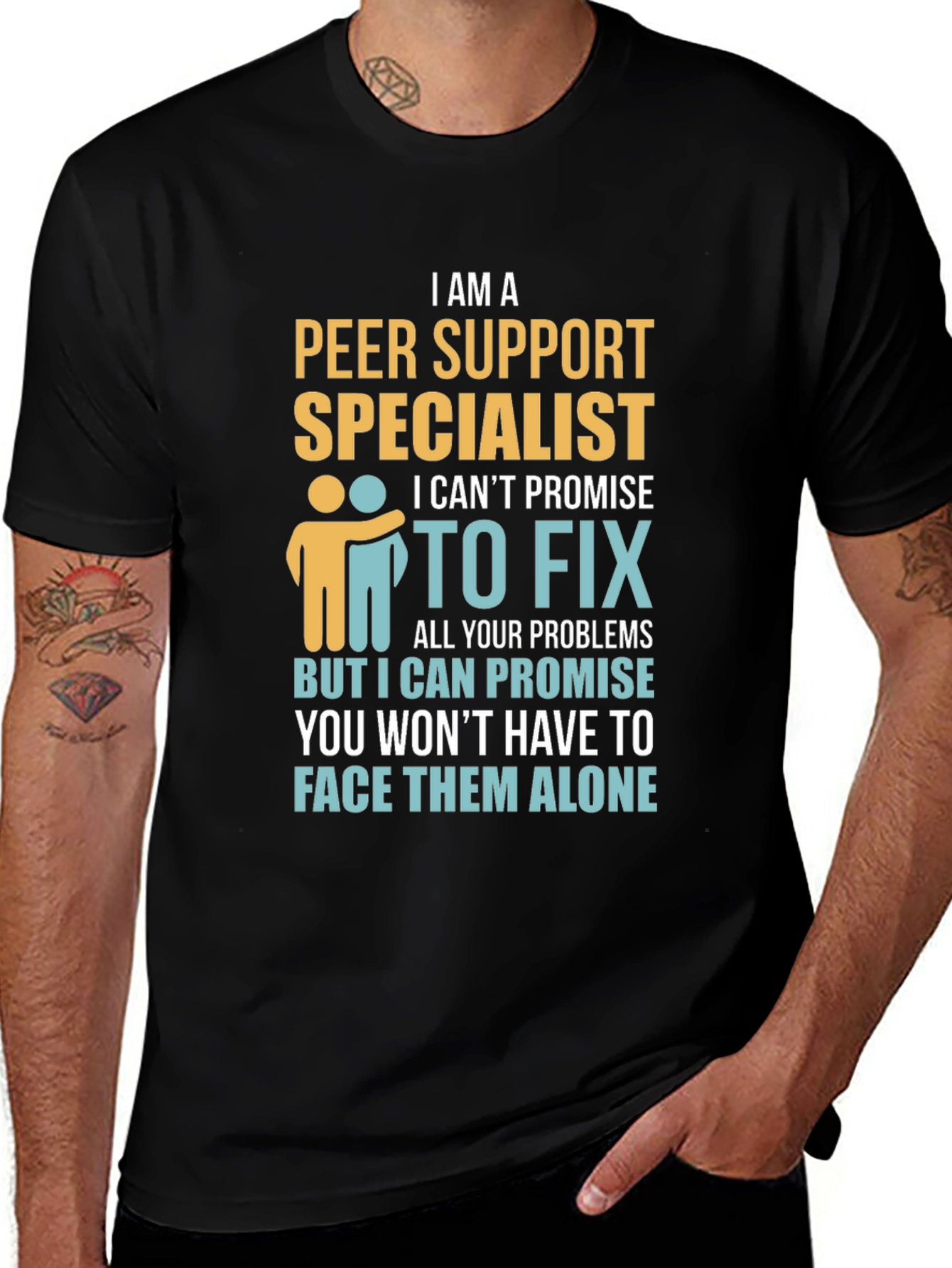 Variant 29 of Peer Support Specialist Graphic T-Shirt