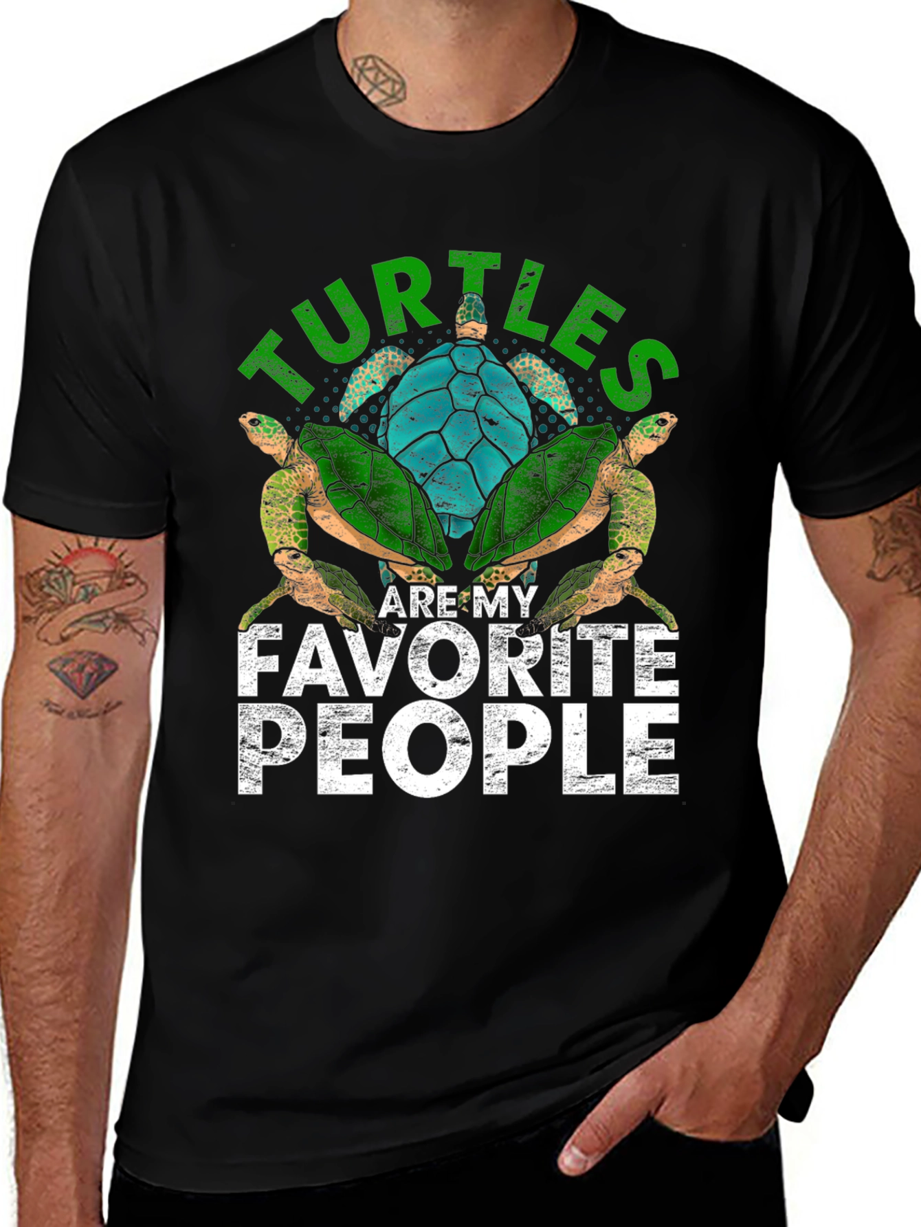 Variant 26 of Turtles Are My Favorite People T-Shirt