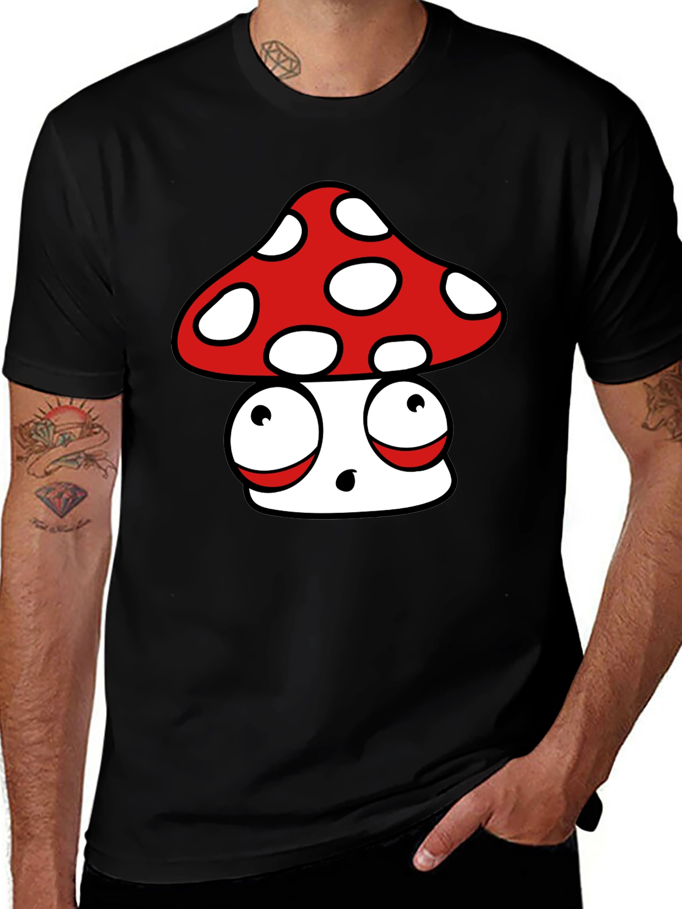 Variant 30 of Cartoon Mushroom Graphic T-Shirt