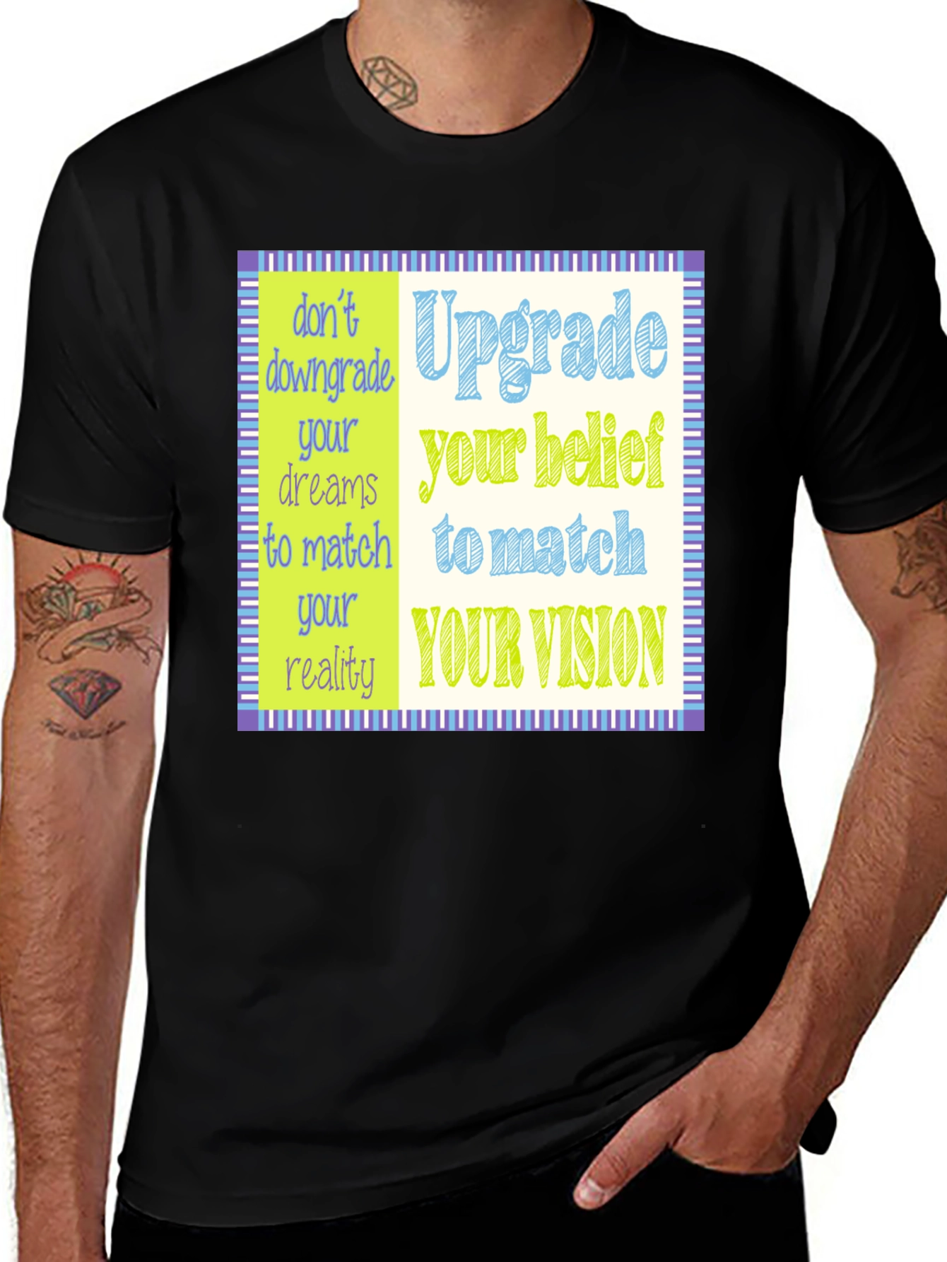 Upgrade Your Vision T-Shirt - Motivational Design