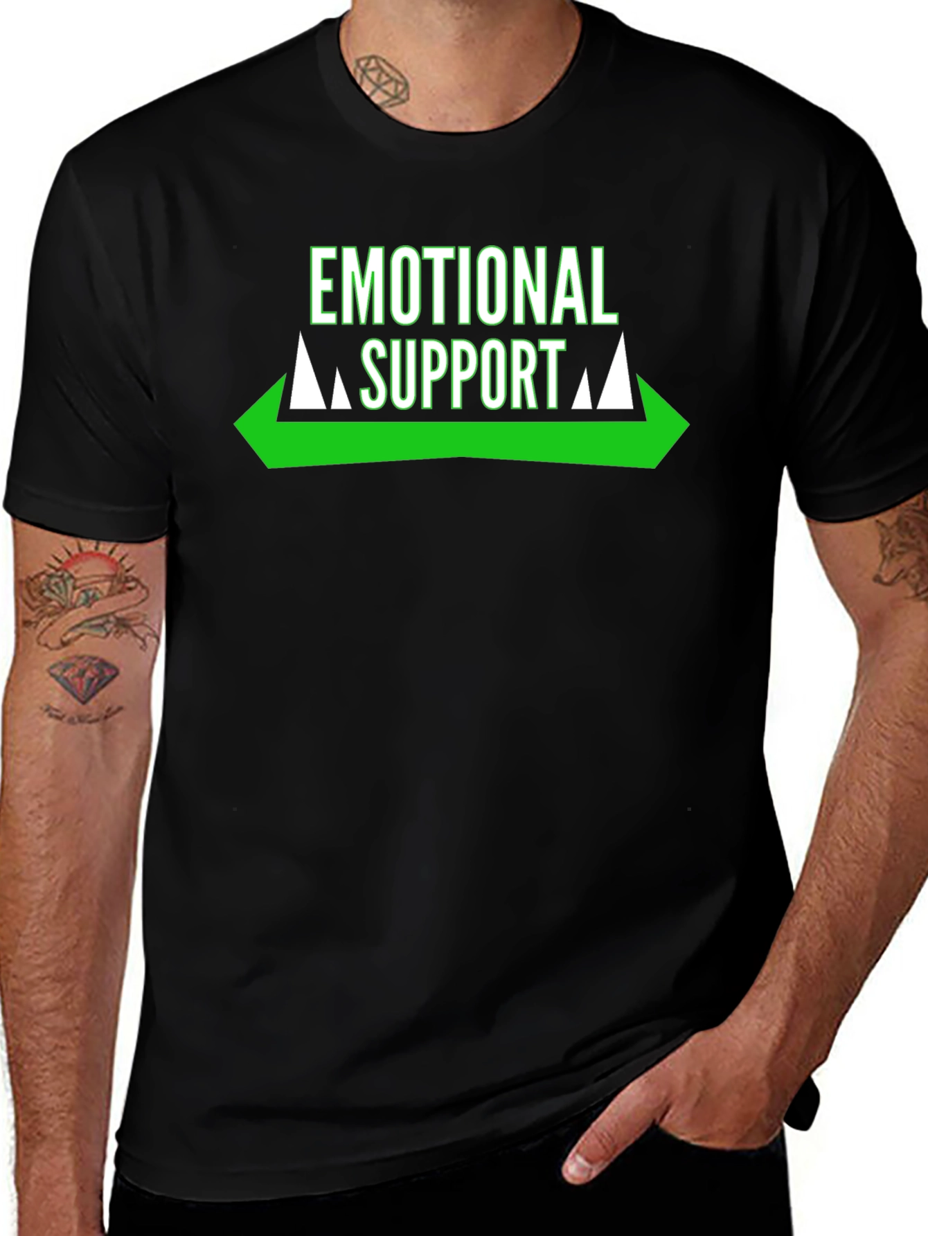 Variant 11 of Emotional Support T-Shirt Funny Novelty Tee
