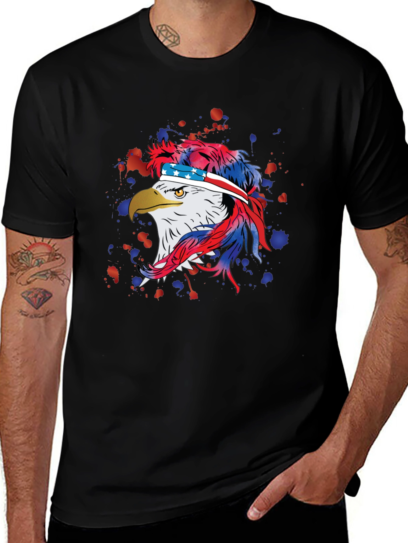 Variant 11 of Patriotic Eagle Graphic Tee