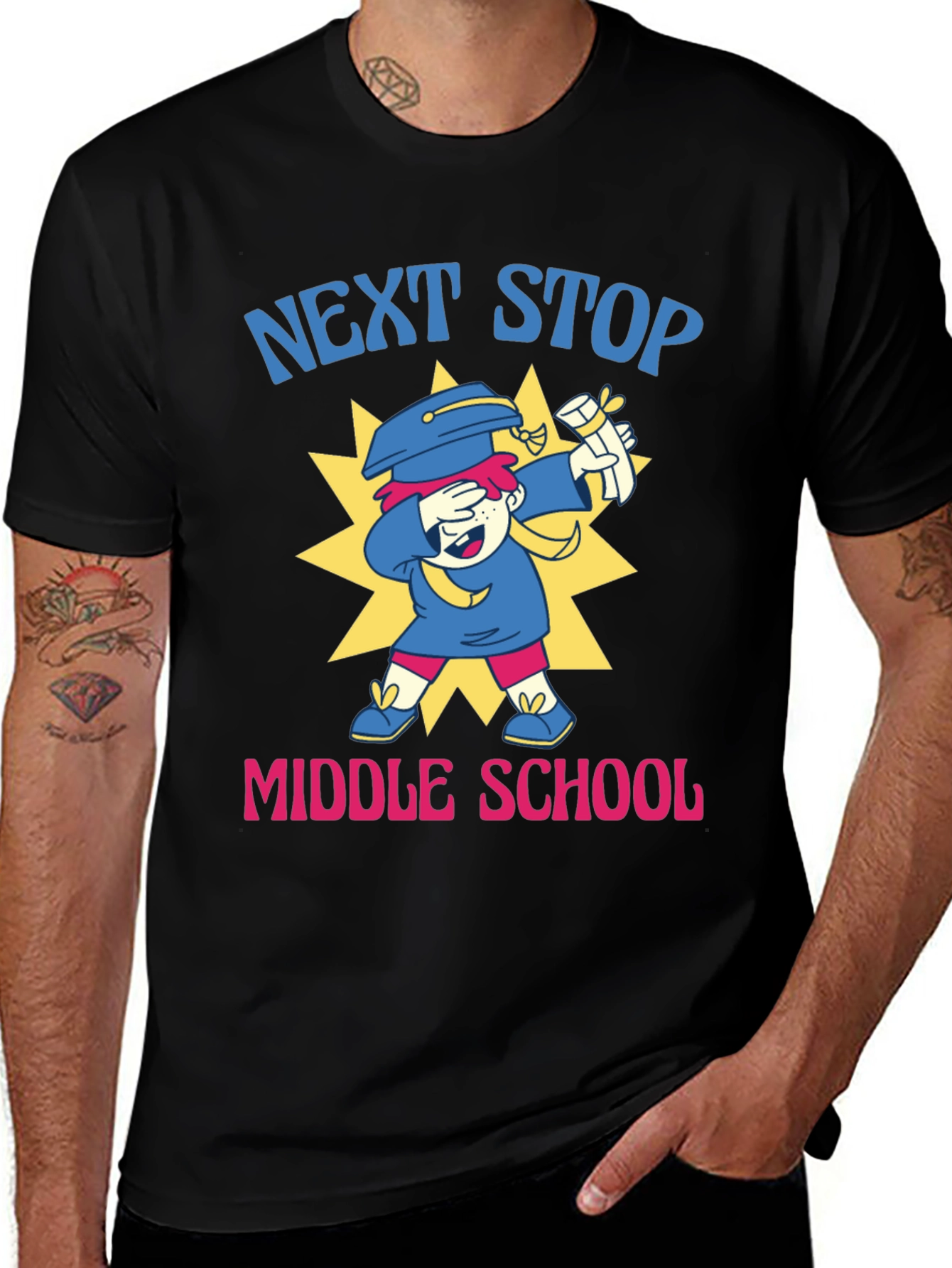 Variant 25 of Next Stop Middle School T-Shirt