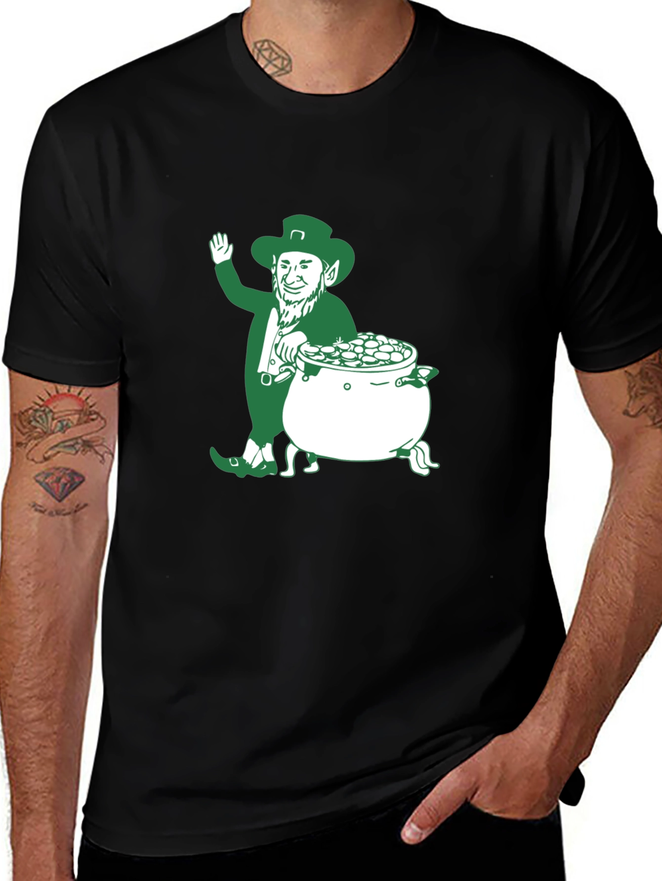 Variant 16 of Lucky Leprechaun Graphic T-Shirt