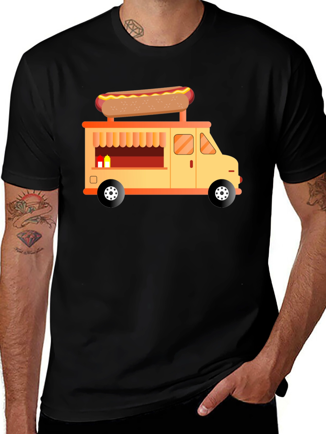 Variant 18 of Hot Dog Truck Graphic Tee
