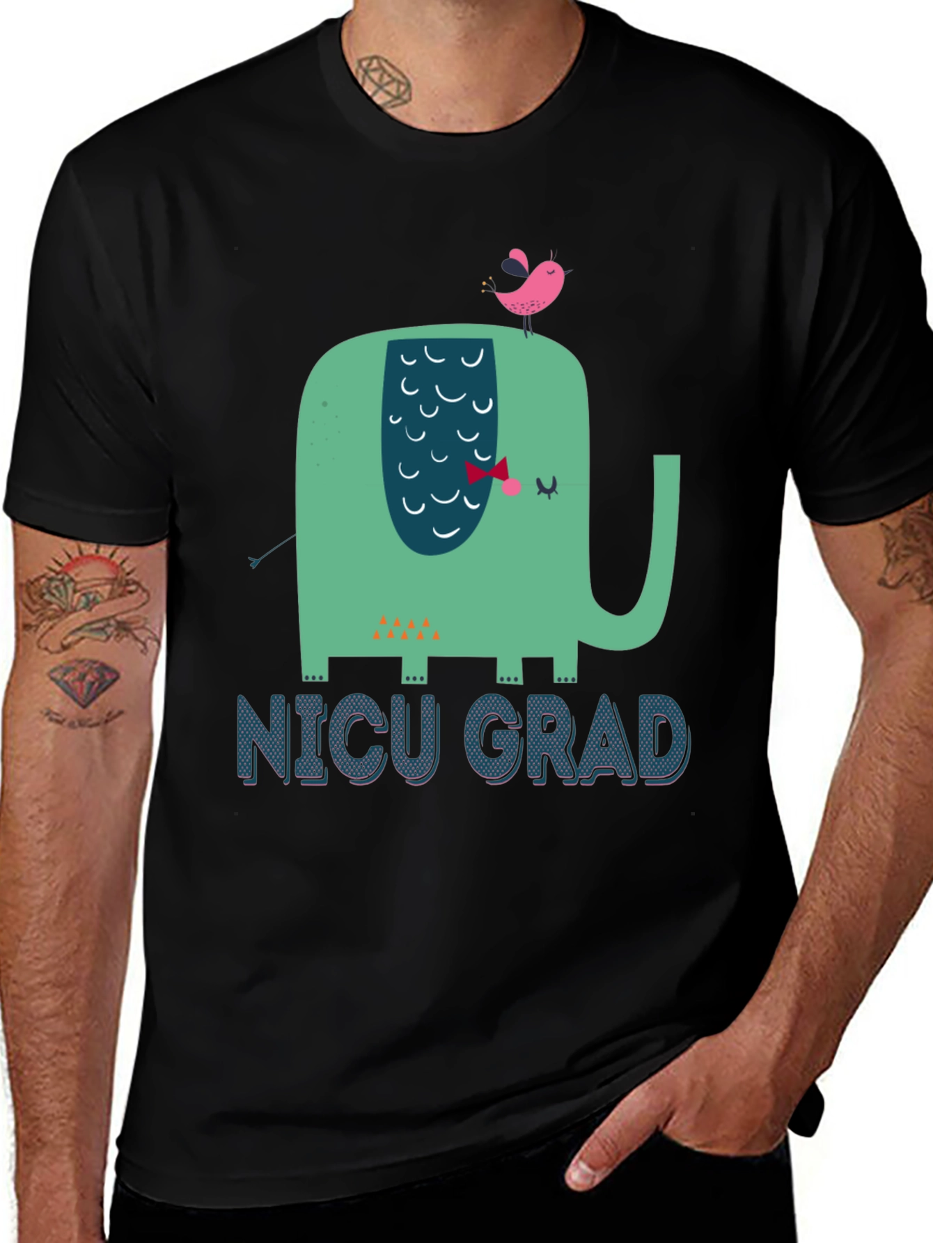 NICU Grad Elephant T-Shirt
