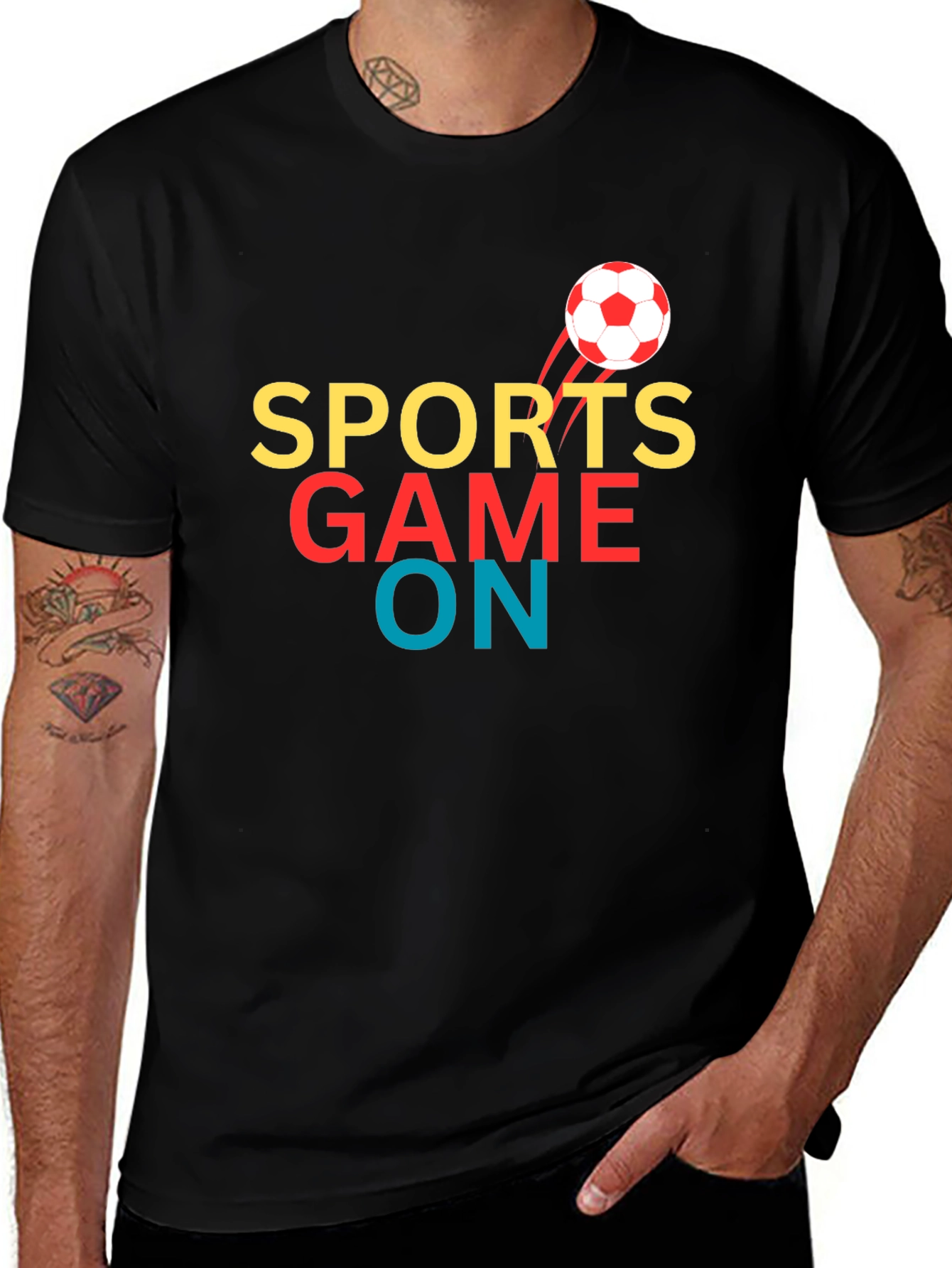 Variant 25 of Sports Game On Graphic Tee