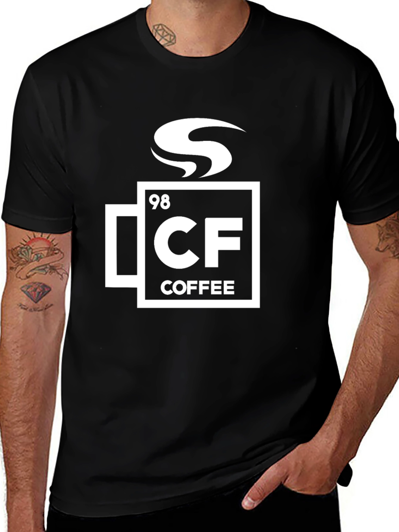 Variant 16 of Coffee Periodic Table T-Shirt