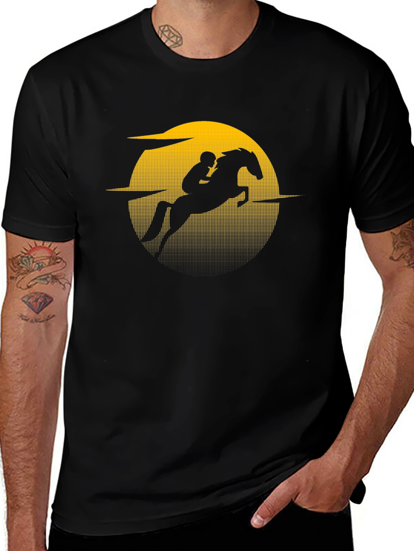 Variant 19 of Equestrian Silhouette T-Shirt