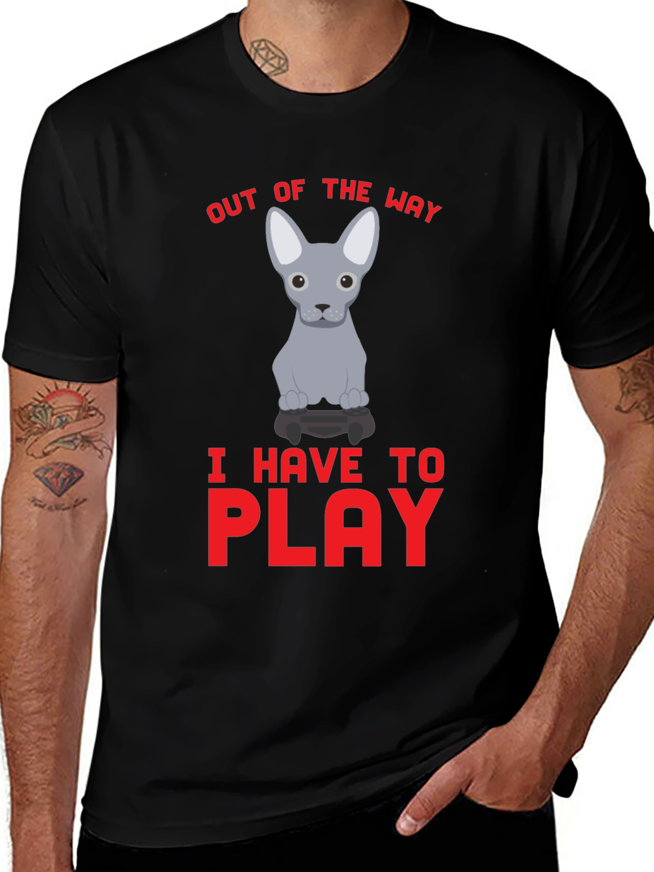 Out of the Way - I Have to Play T-Shirt