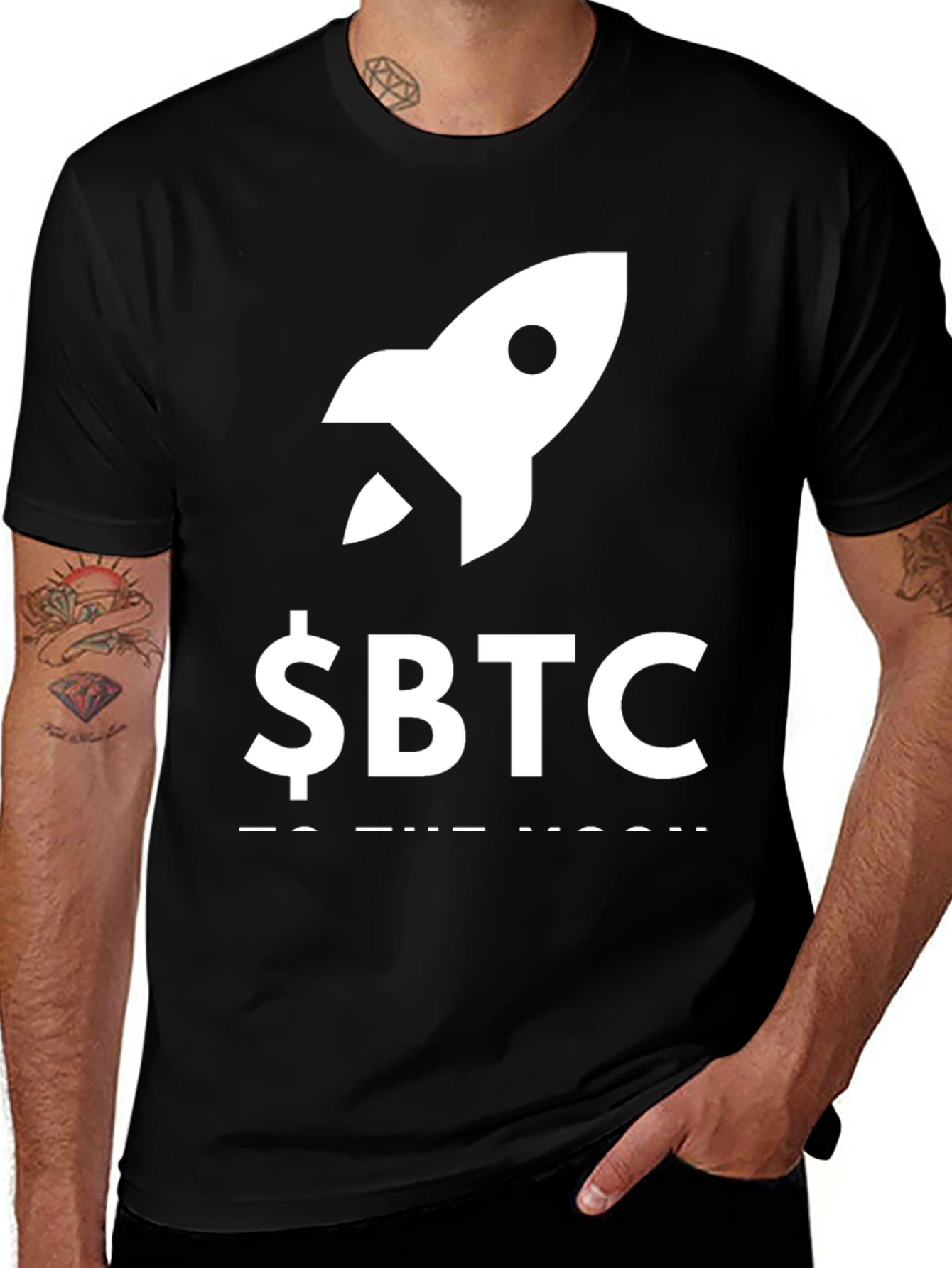 Bitcoin Rocket T-Shirt - To the Moon!