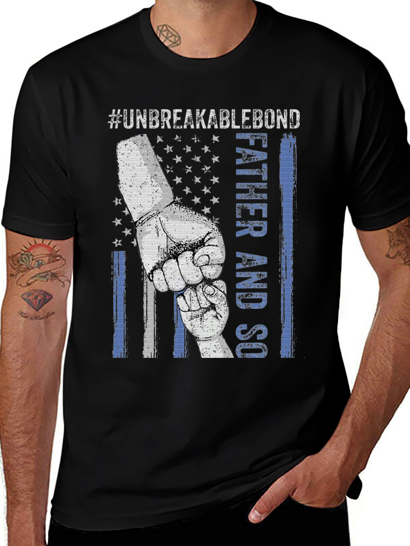 Variant 11 of Unbreakable Bond Father and Son T-Shirt