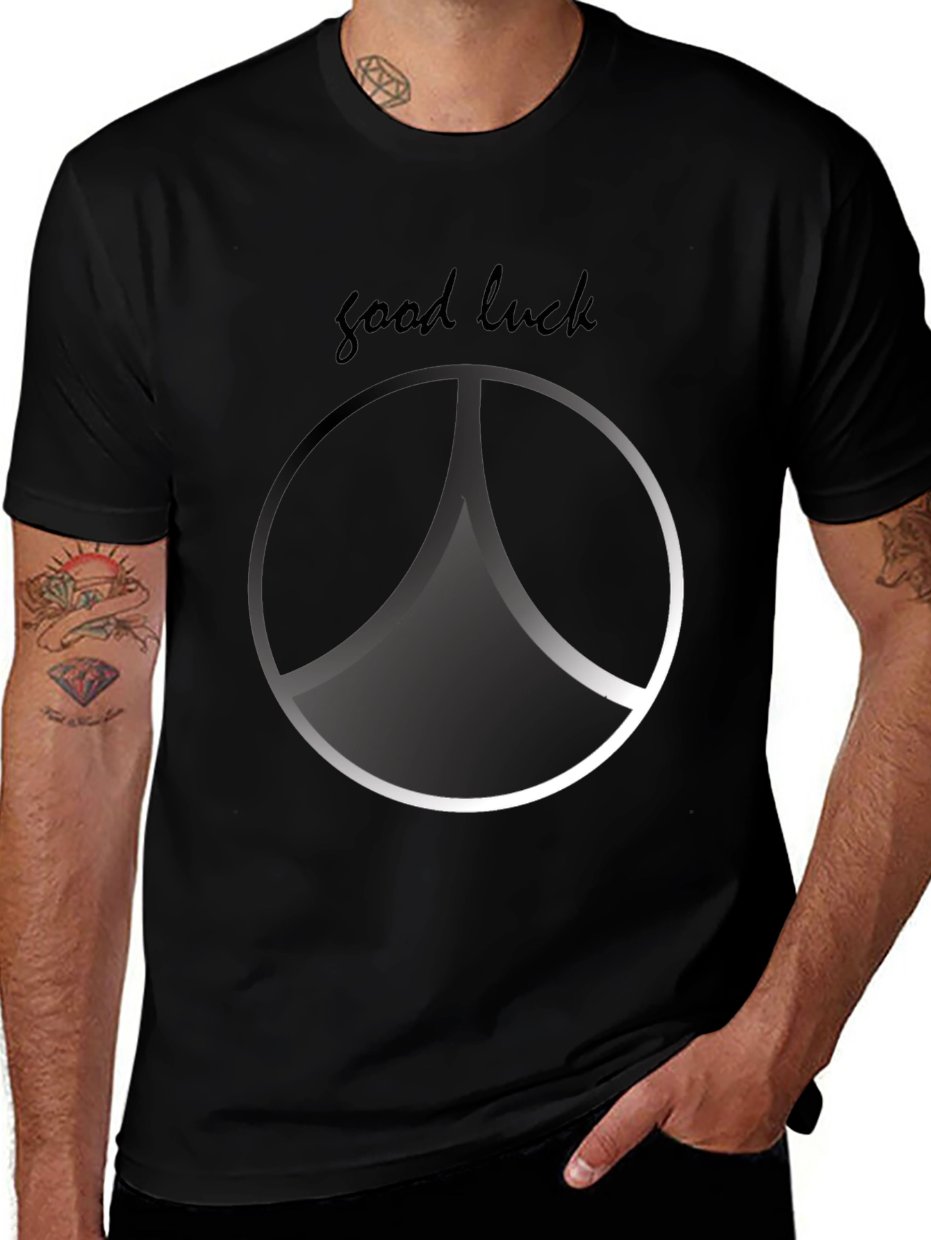 Variant 4 of Good Luck Graphic Print T-Shirt