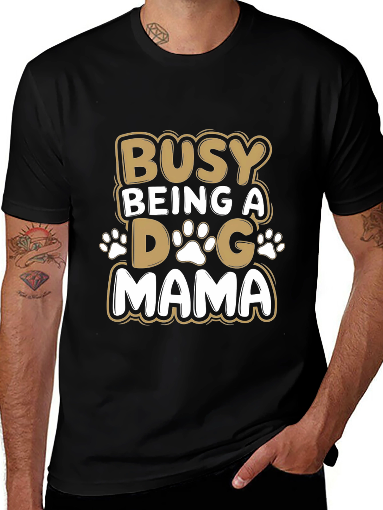 Dog Mama Graphic Tee -  Casual Comfort