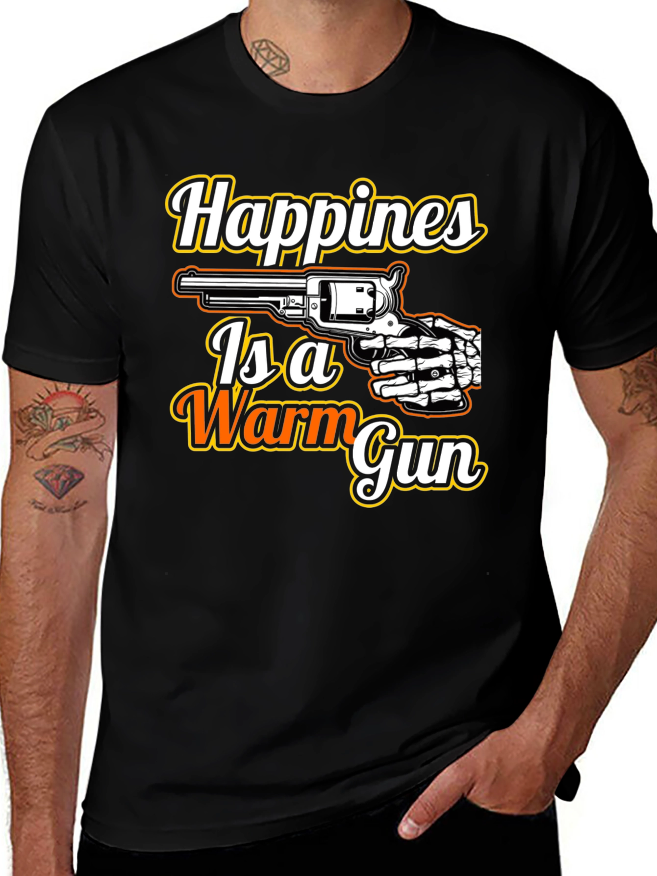 Variant 25 of Happiness is a Warm Gun T-Shirt