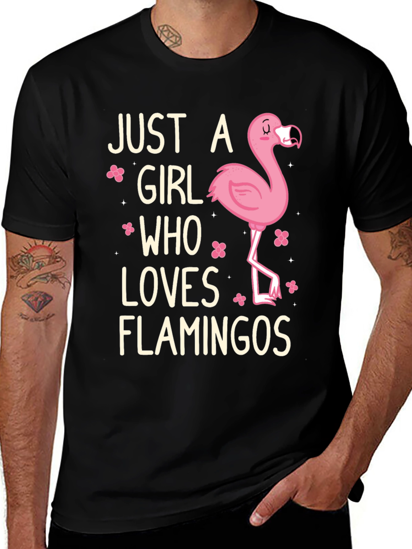 Variant 29 of Just A Girl Who Loves Flamingos T-Shirt