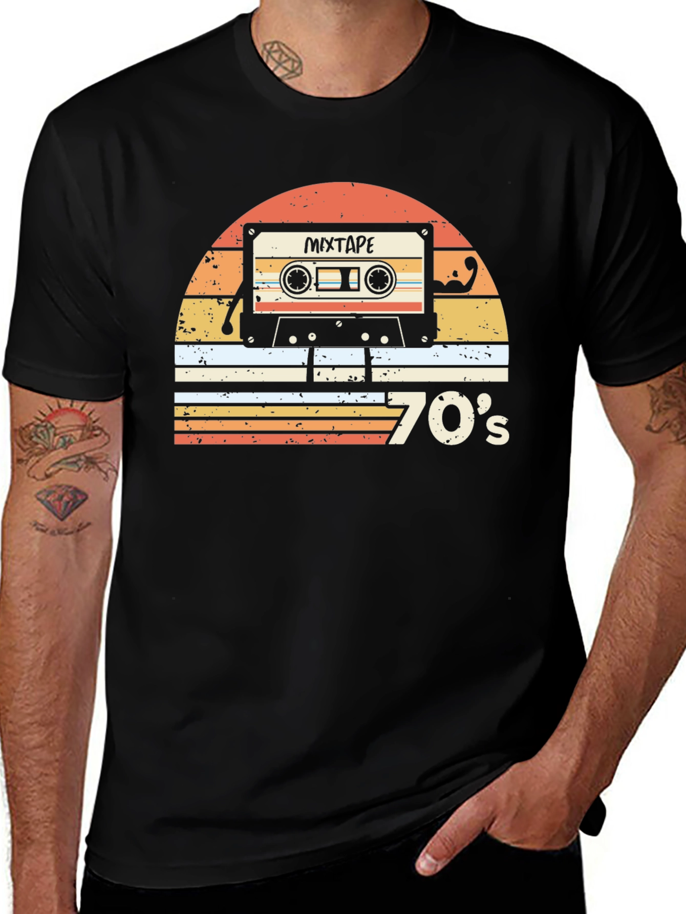Variant 21 of Retro Mixtape 70's T-Shirt 