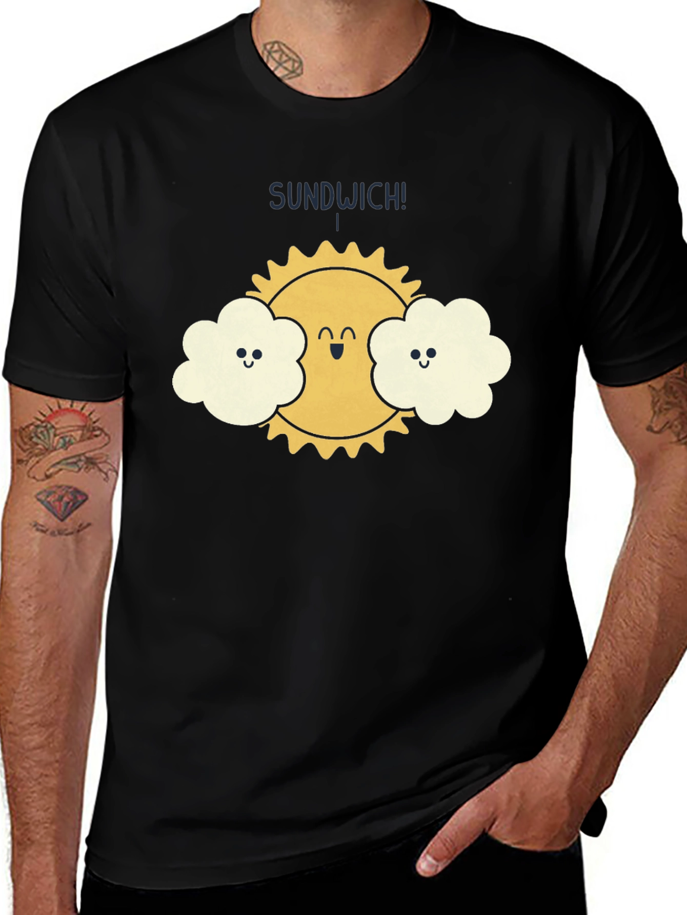 Variant 21 of Sundwich Graphic Tee - Funny Weather Pun T-Shirt