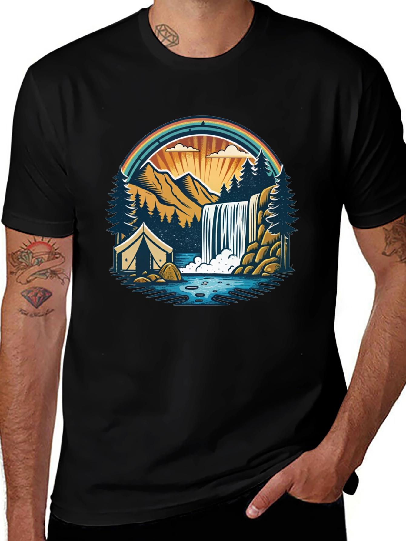 Variant 16 of Camping Adventure Graphic Tee