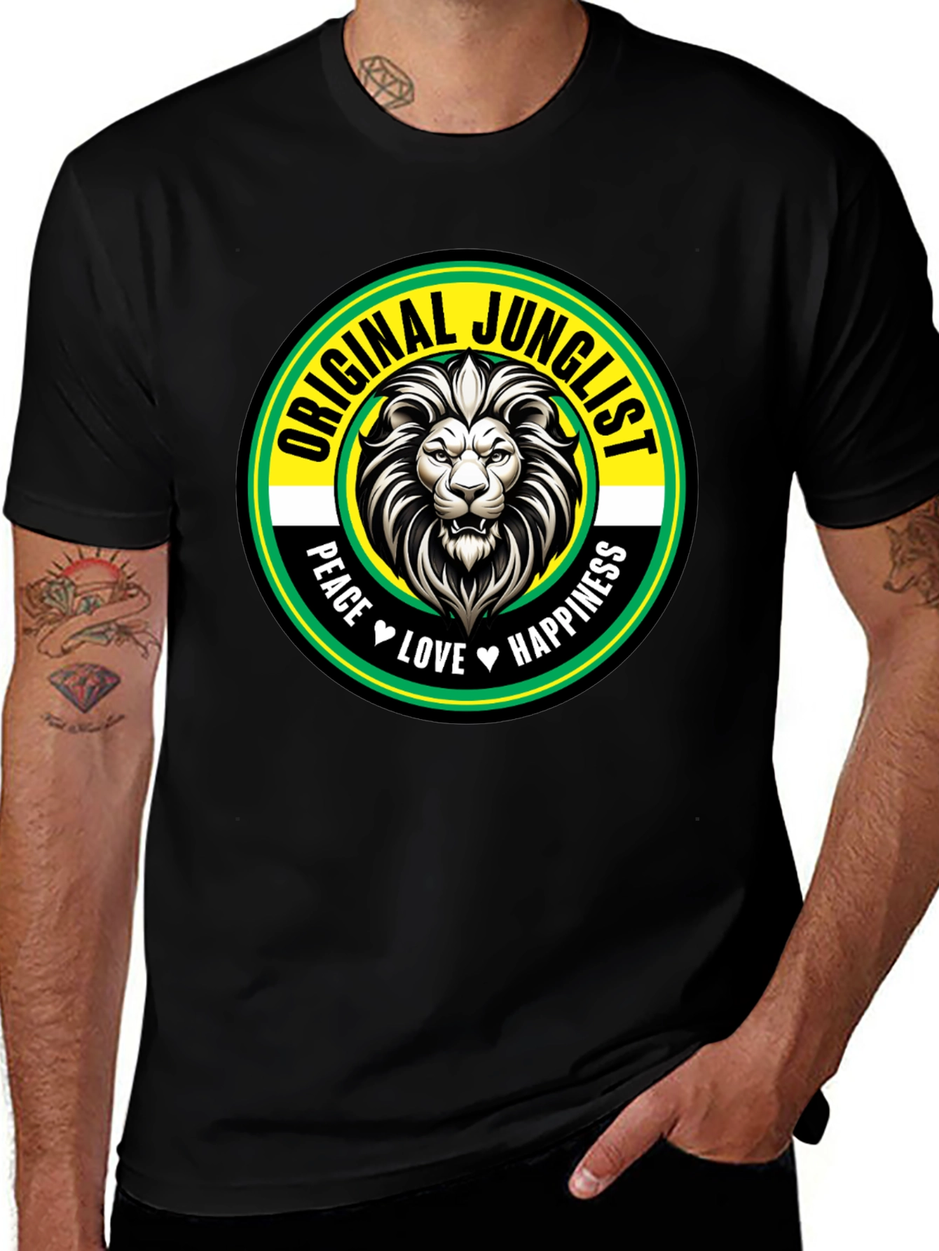 Variant 14 of Original Junglist Lion Graphic T-Shirt