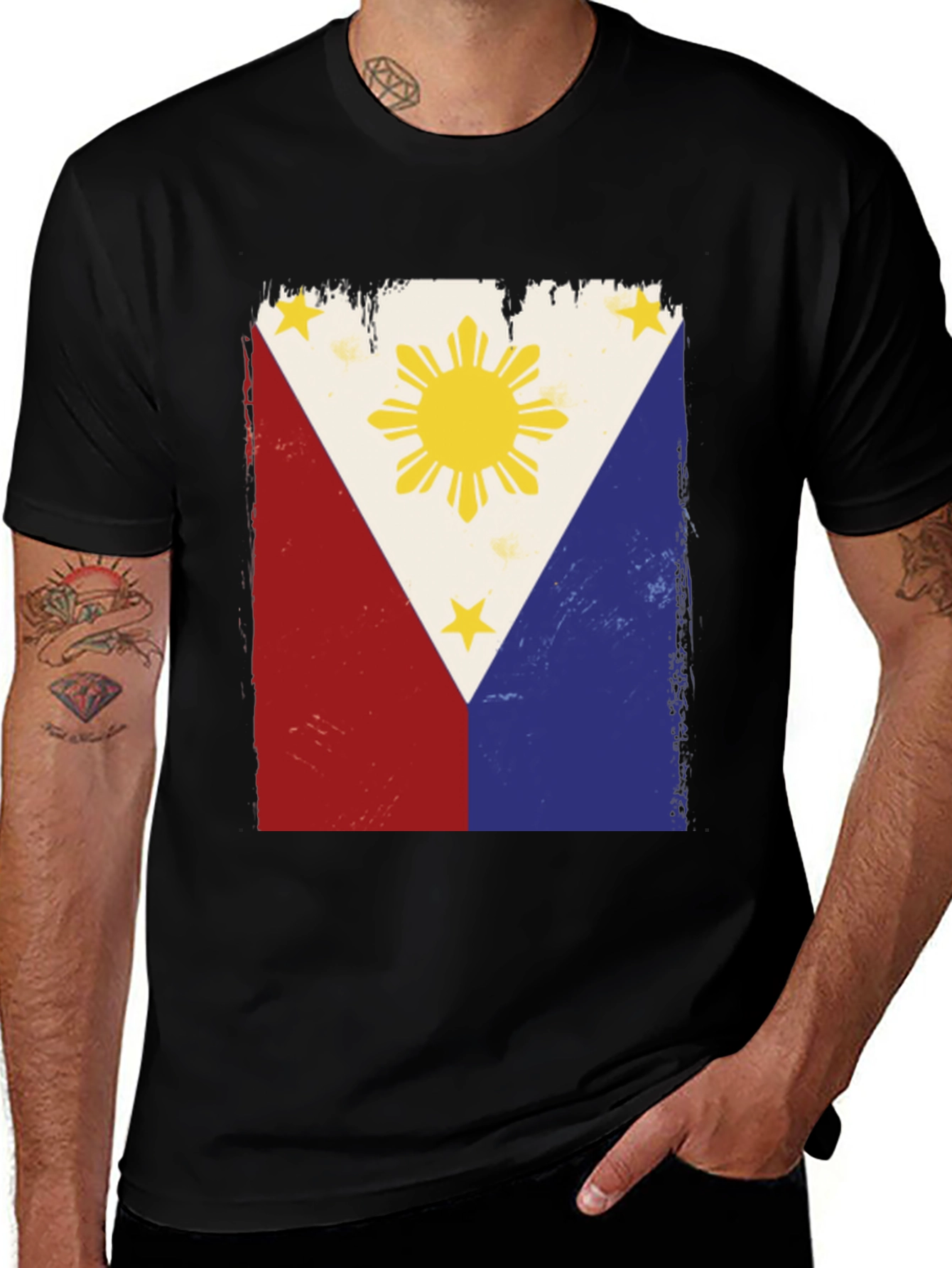 Philippines Flag Graphic T-Shirt