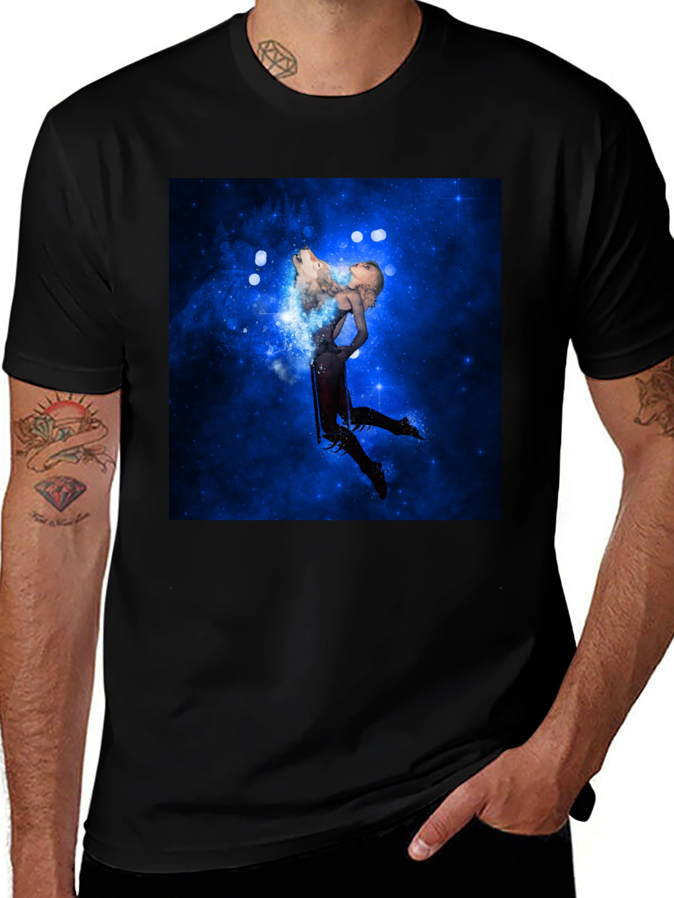 Variant 29 of Galactic Dancer Black T-Shirt