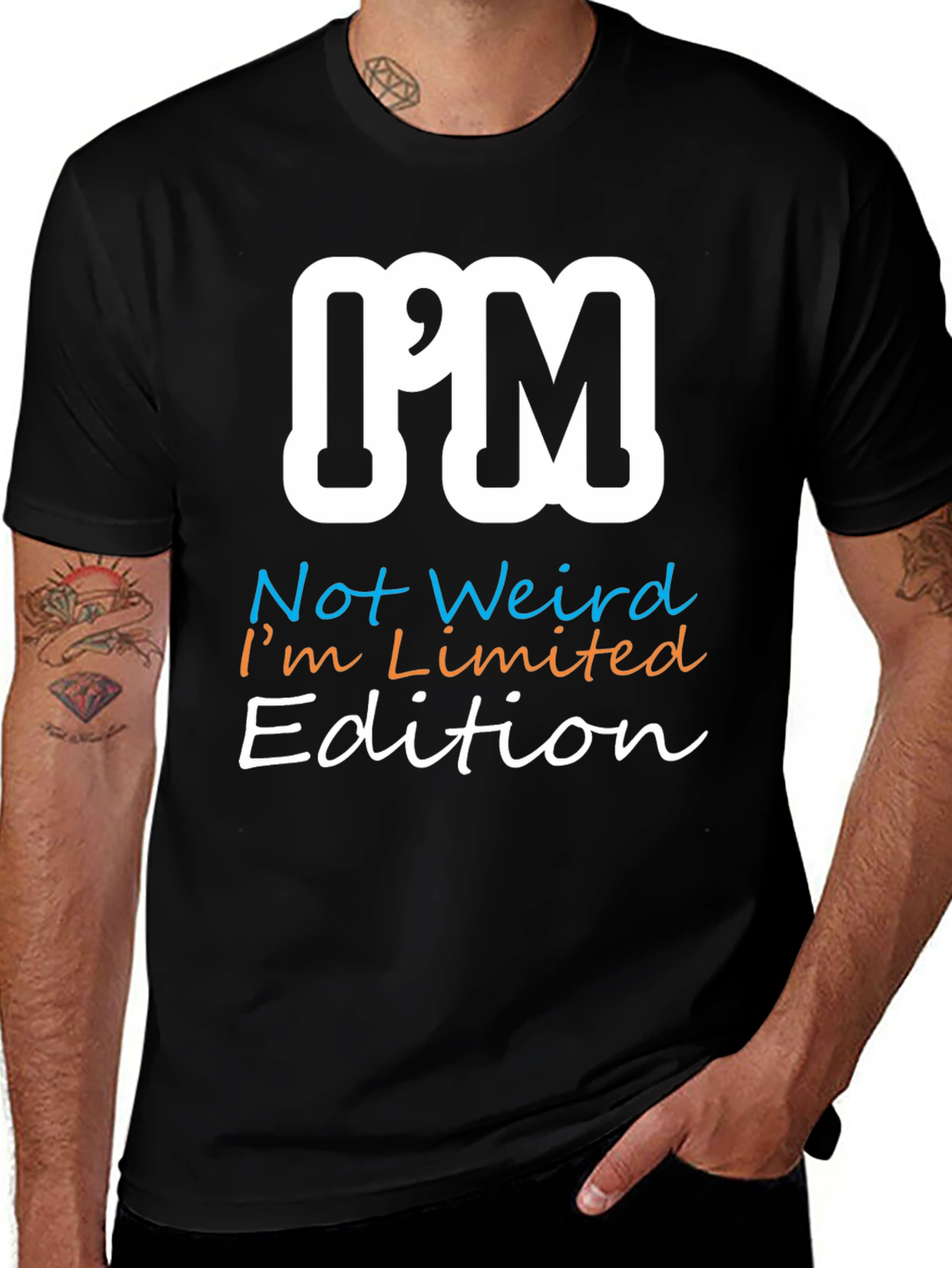 Variant 2 of Funny Graphic Tee - I'm Not Weird Limited Edition