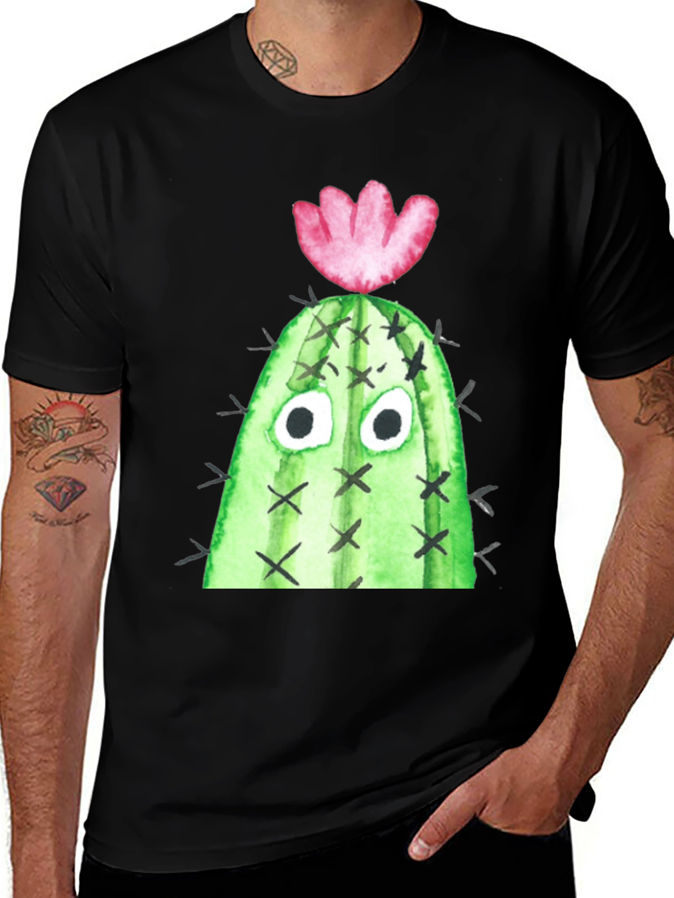 Variant 4 of Cactus Tee: Fun & Trendy Graphic T-Shirt