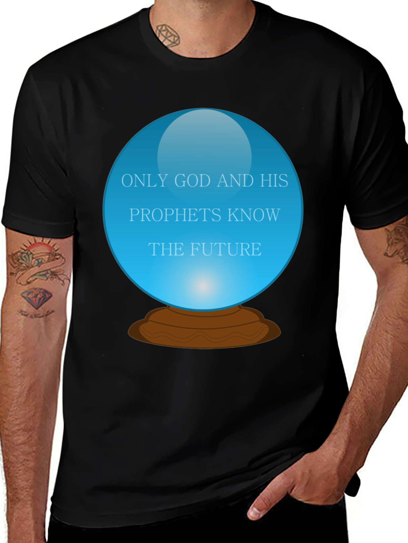 Variant 12 of Mystic Future T-Shirt: Only God and His Prophets Know