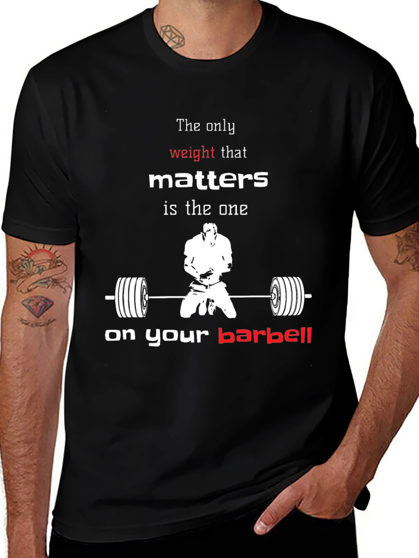 Variant 9 of Weightlifting Motivation T-Shirt