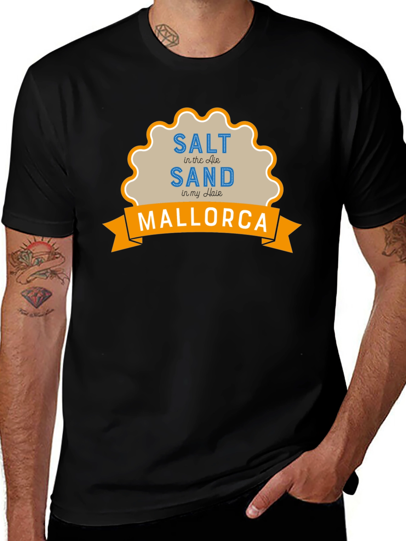 Mallorca Salt Sand T-Shirt | Vacation Tee
