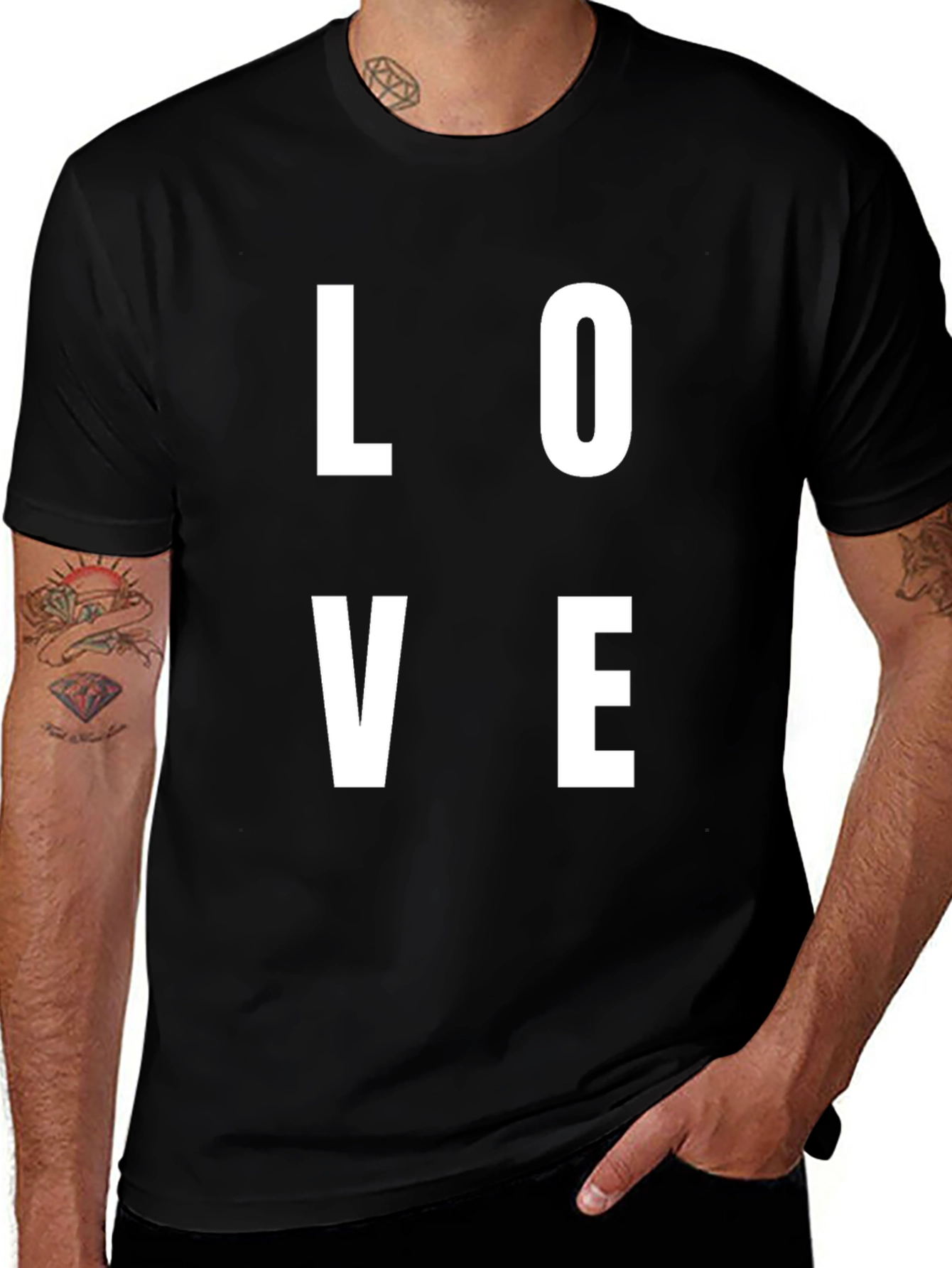 Variant 3 of LOVE Graphic Print Tee