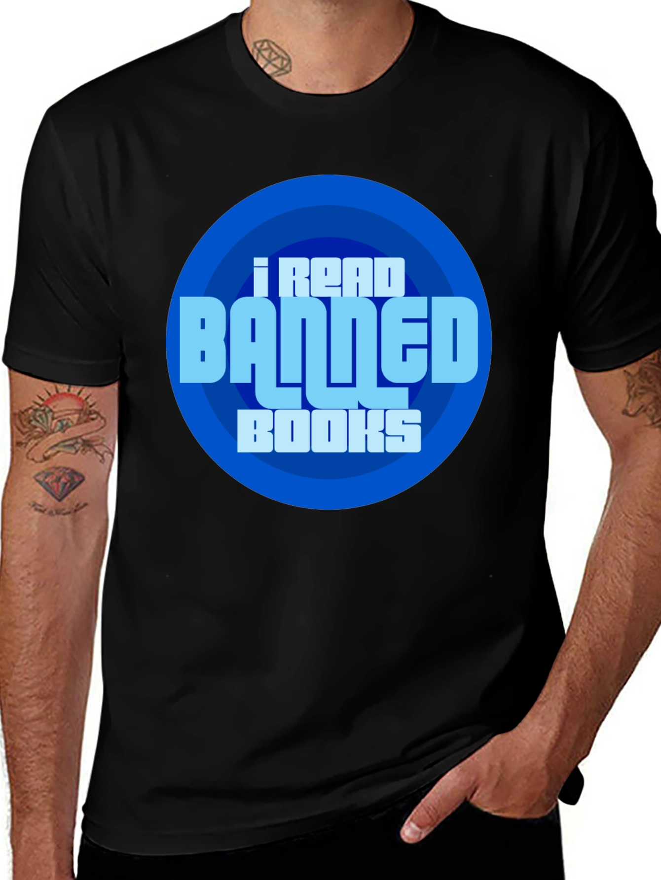 Variant 8 of I Read Banned Books Graphic Tee