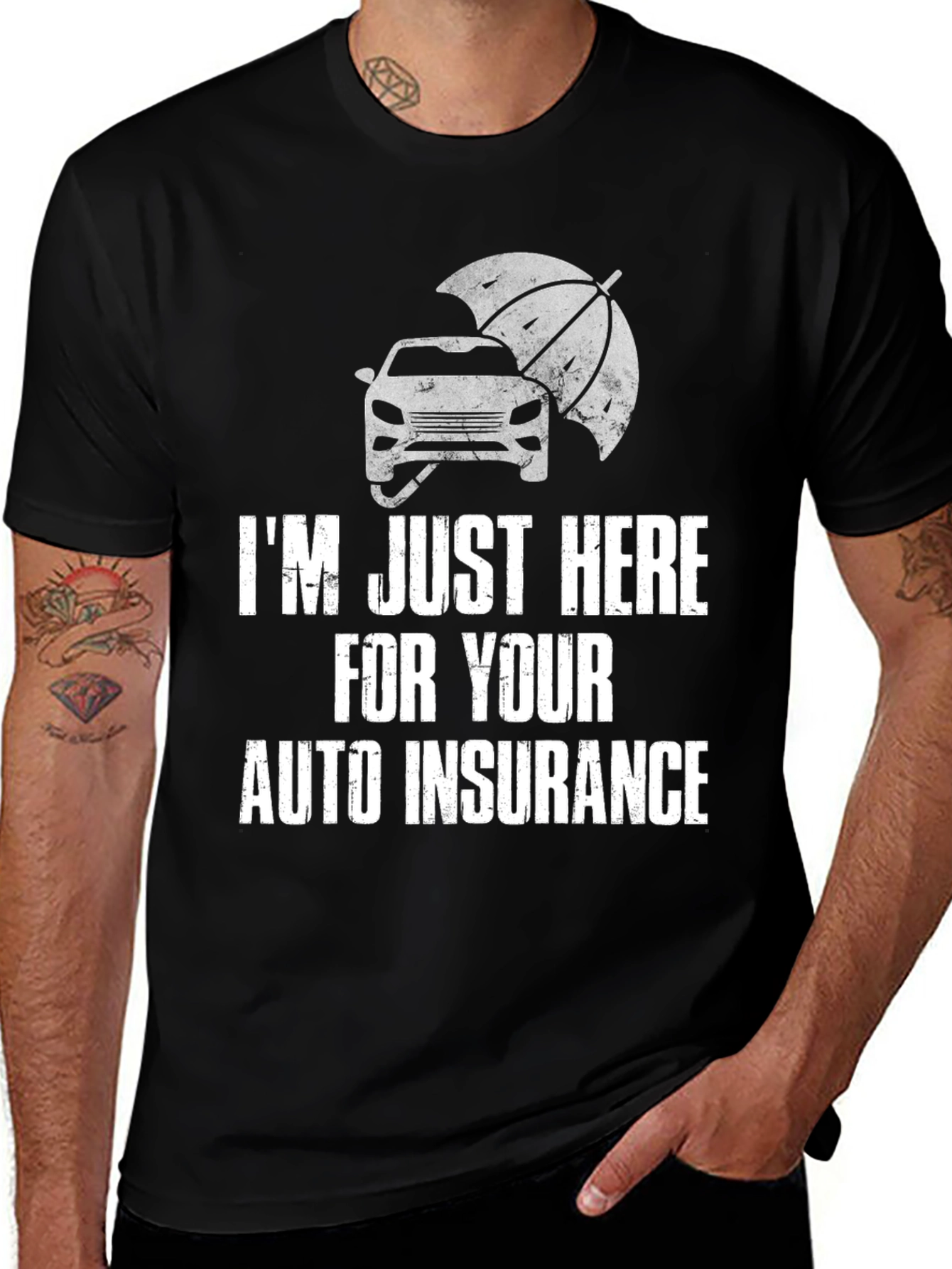 Variant 20 of Auto Insurance Humor T-Shirt