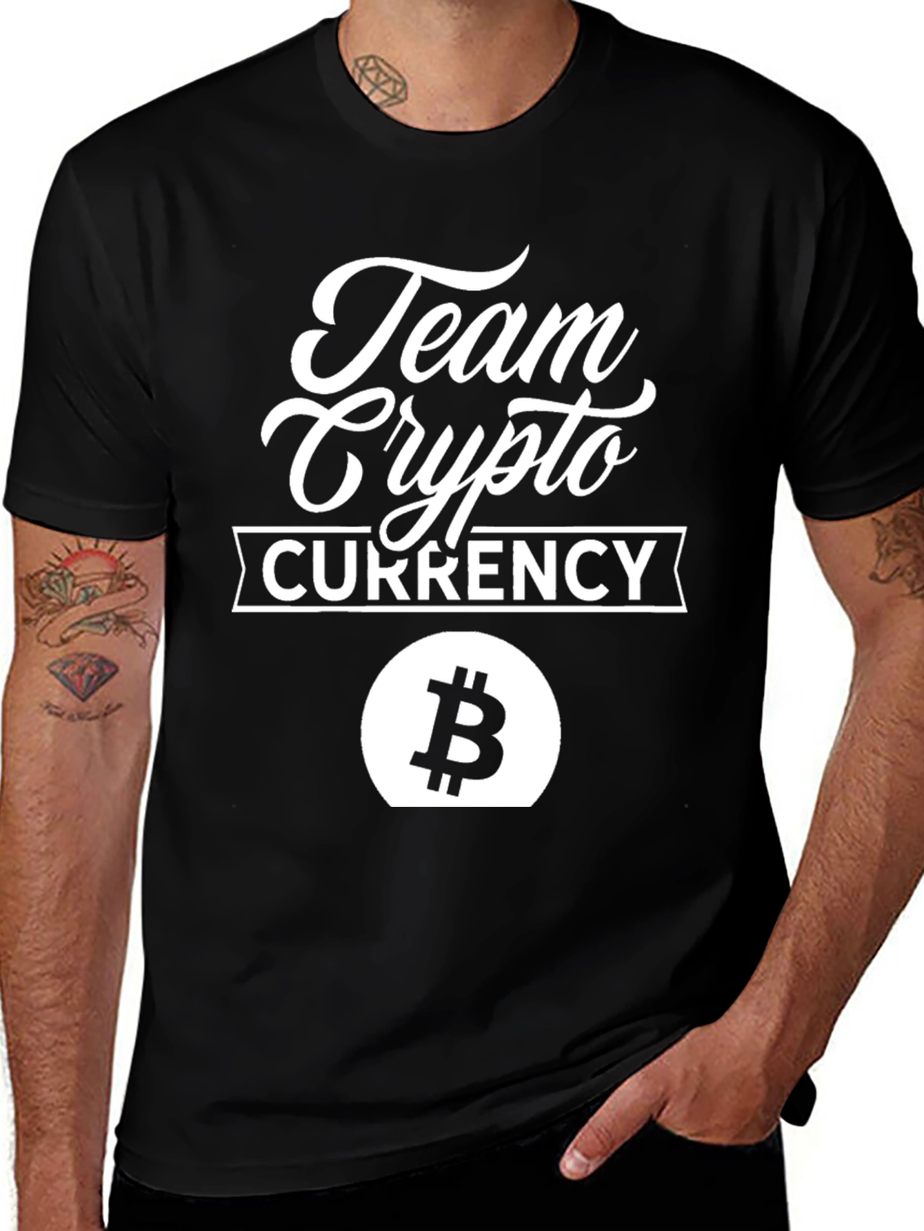 Team Crypto Currency T-Shirt - Bitcoin BTC Tee