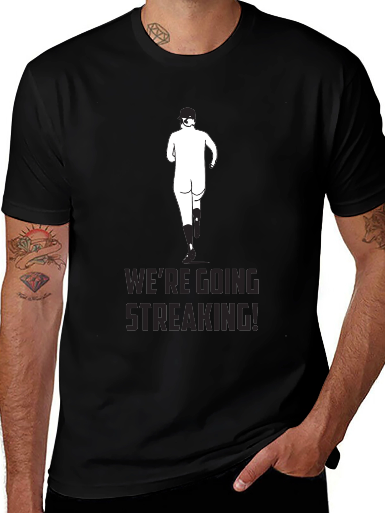 Variant 30 of We're Going Streaking! Graphic T-Shirt