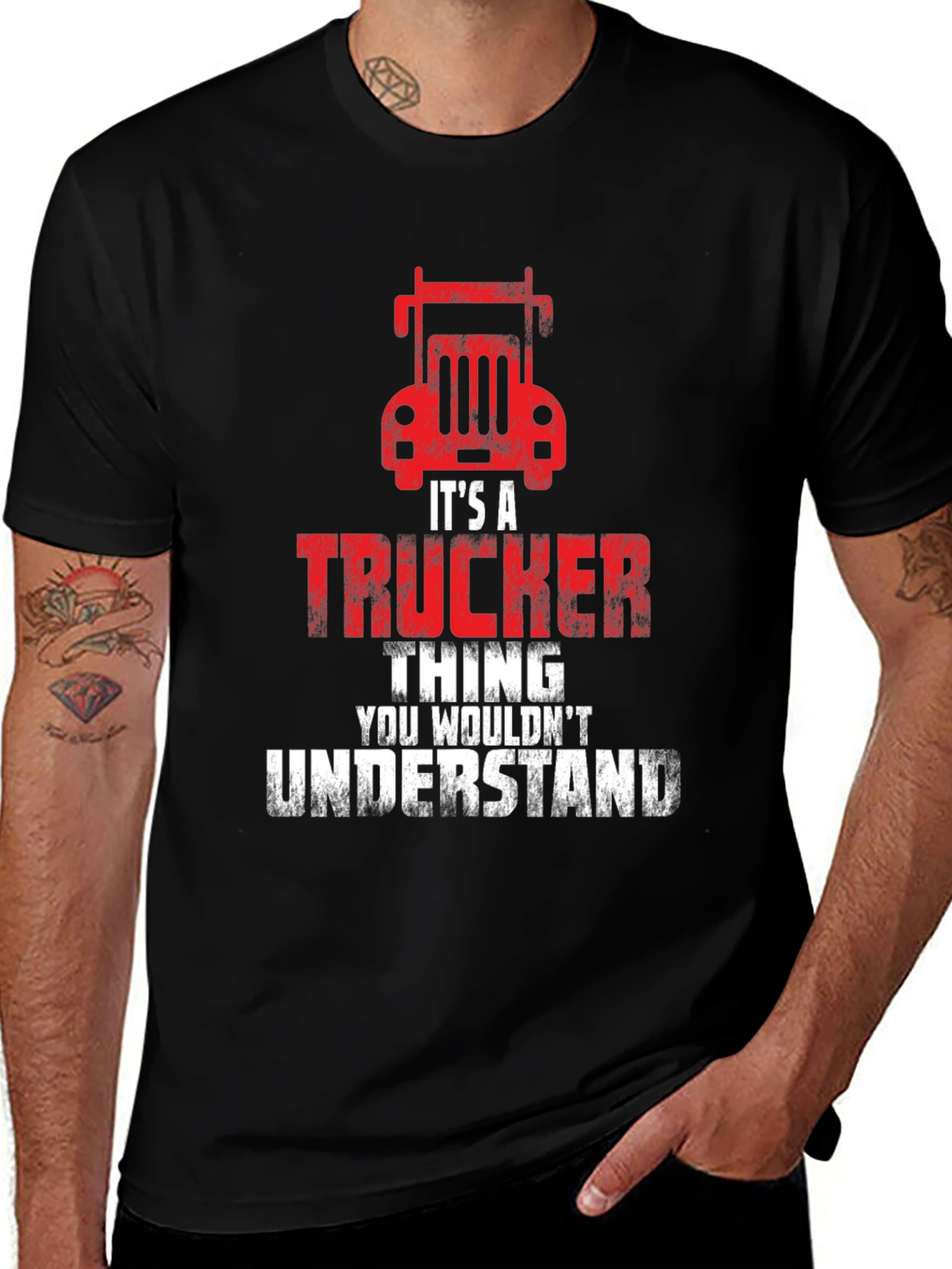 Variant 26 of Trucker Thing T-Shirt - For Trucking Enthusiasts!