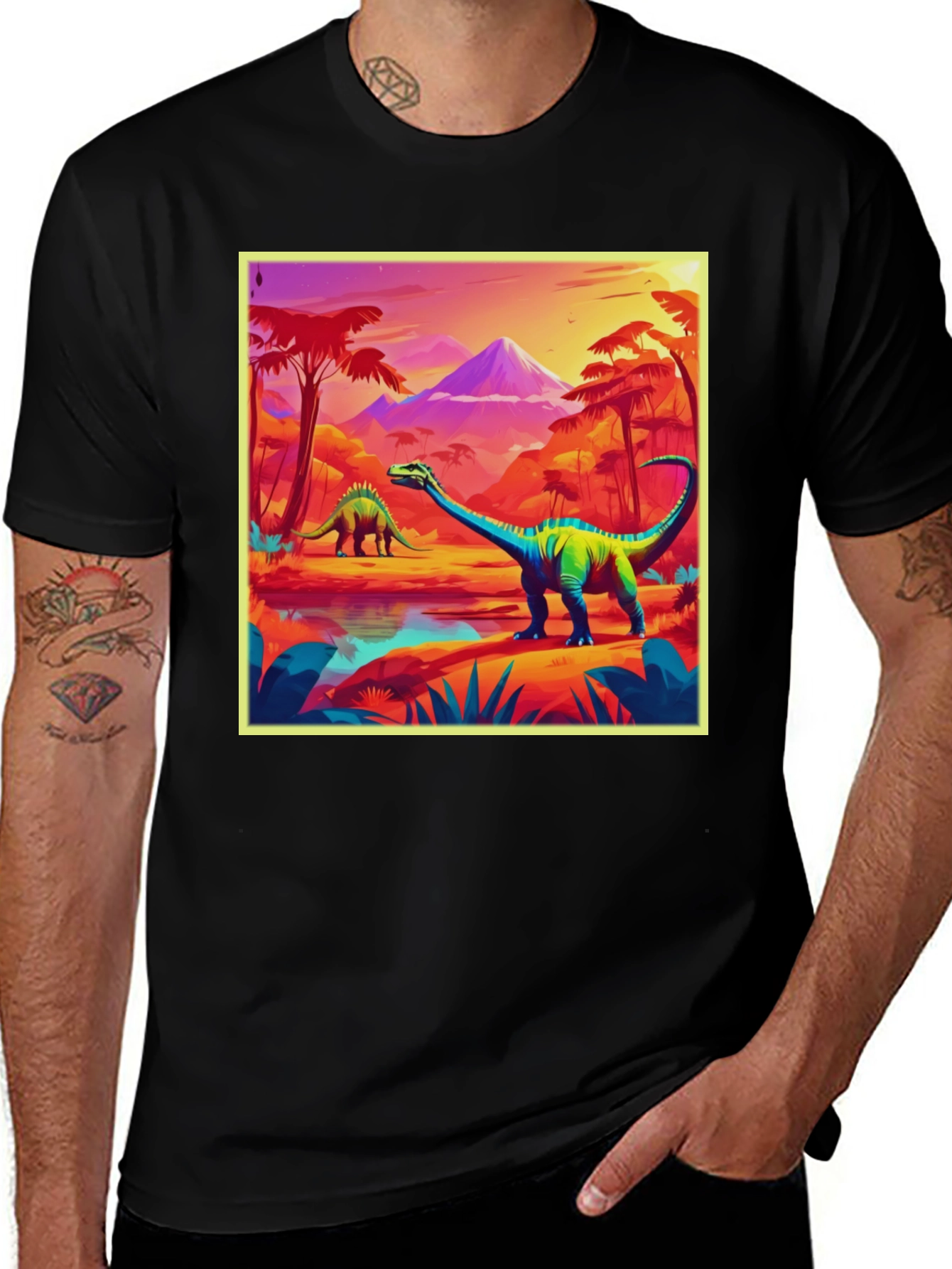 Variant 16 of Dino Graphic Tee - Prehistoric Cool