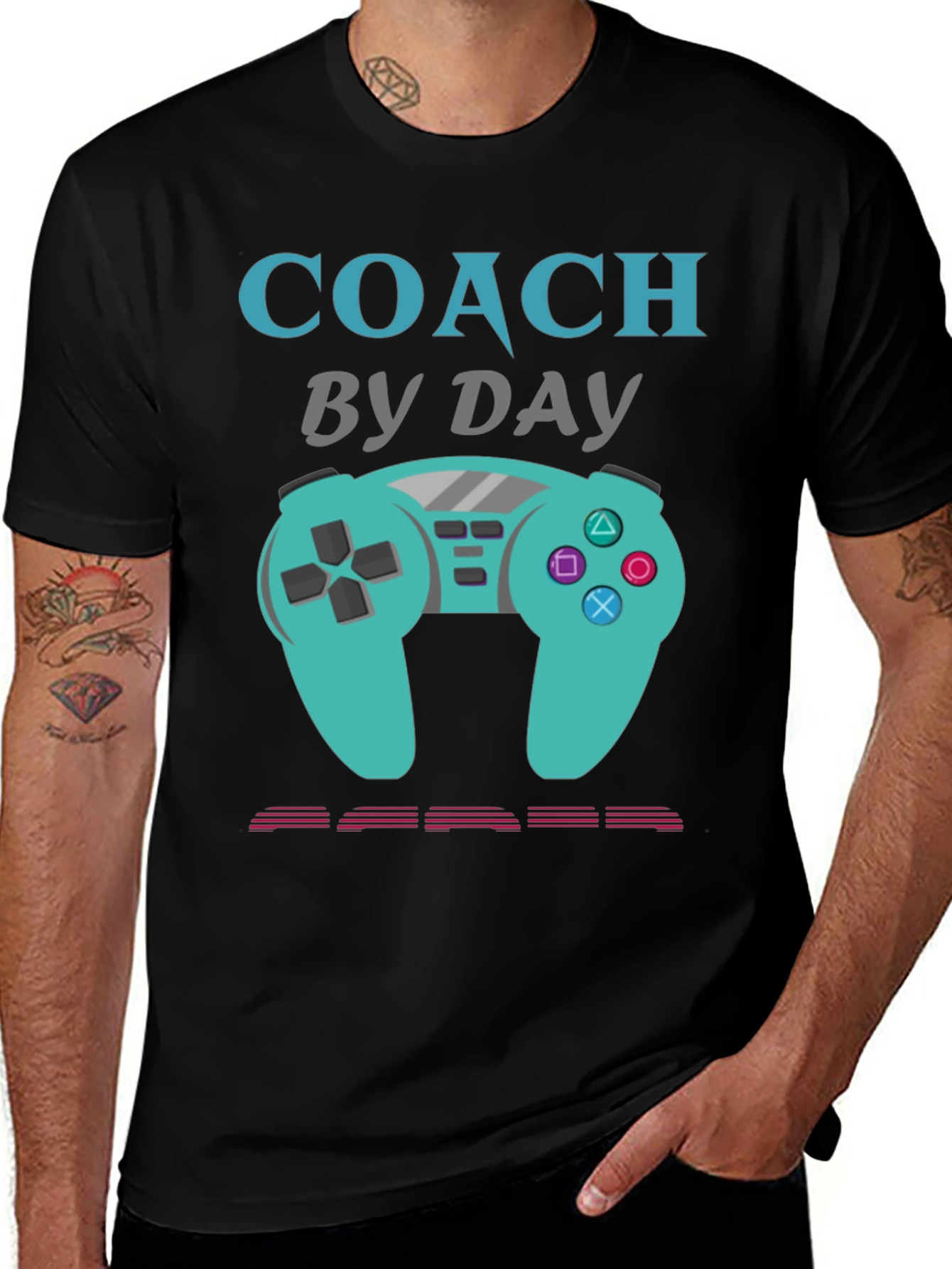 Coach By Day Gamer By Night T-Shirt