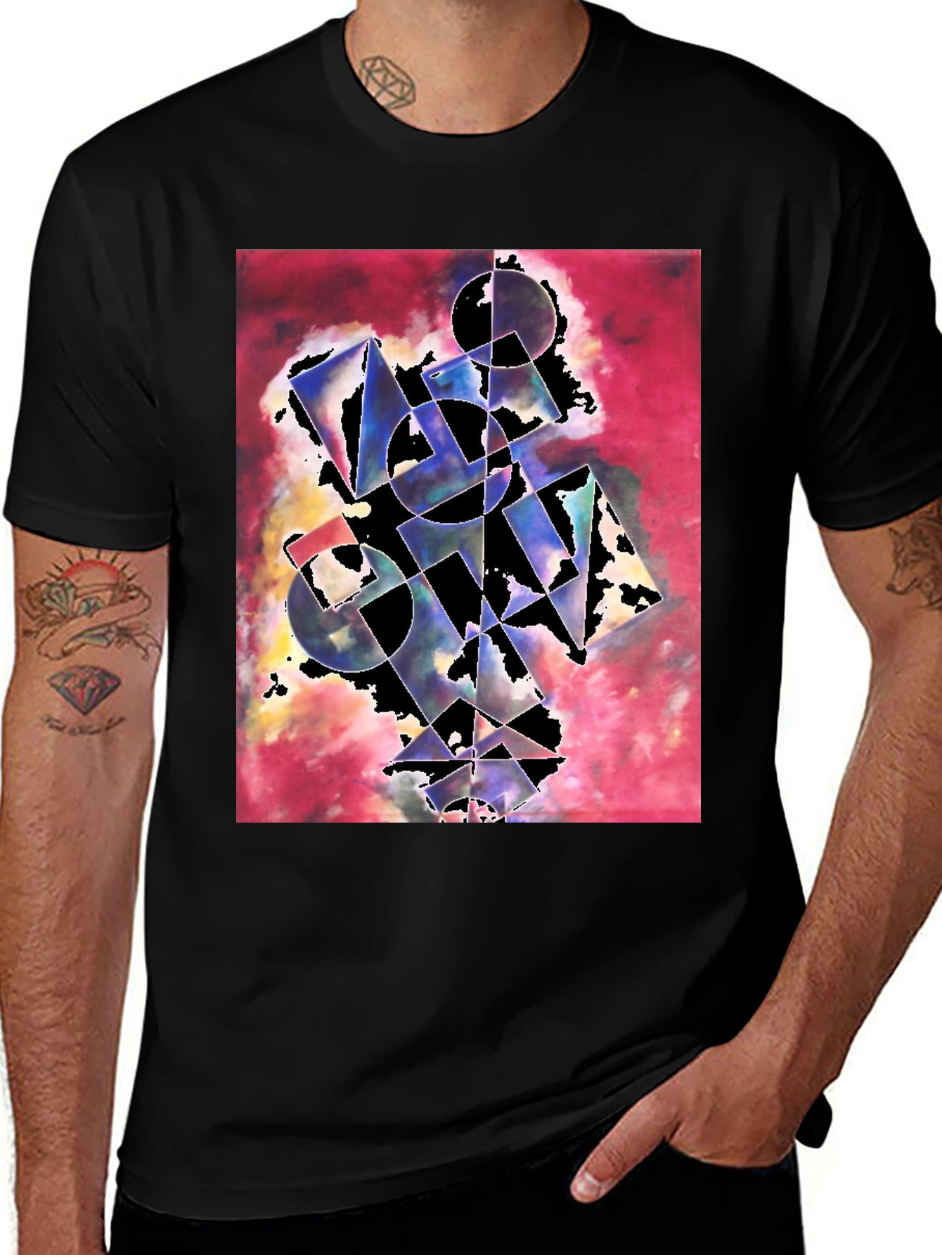 Variant 9 of Abstract Geometric Tee