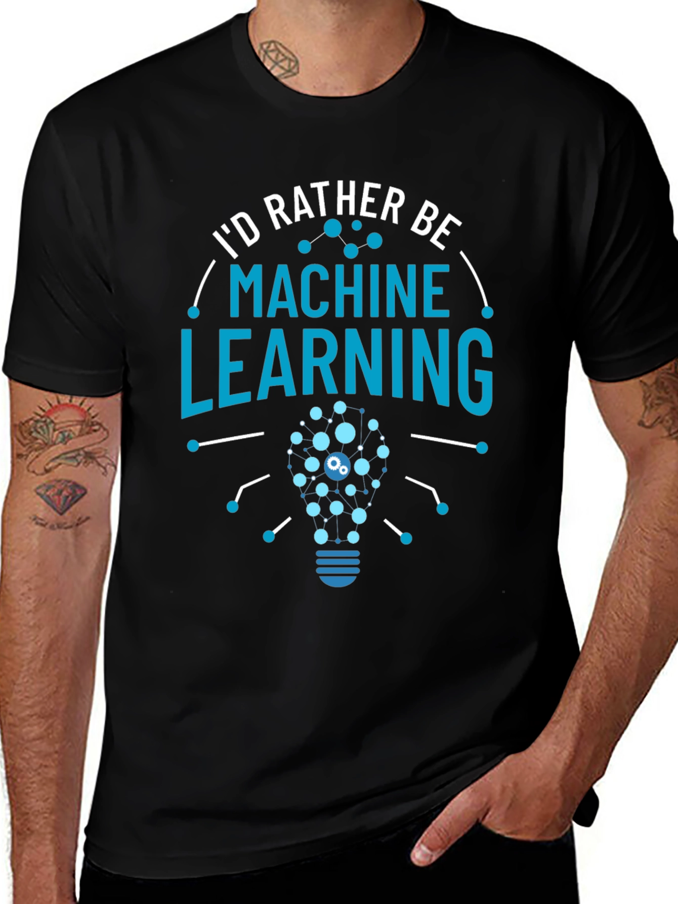 Variant 10 of Machine Learning T-Shirt - Geeky Data Science Apparel