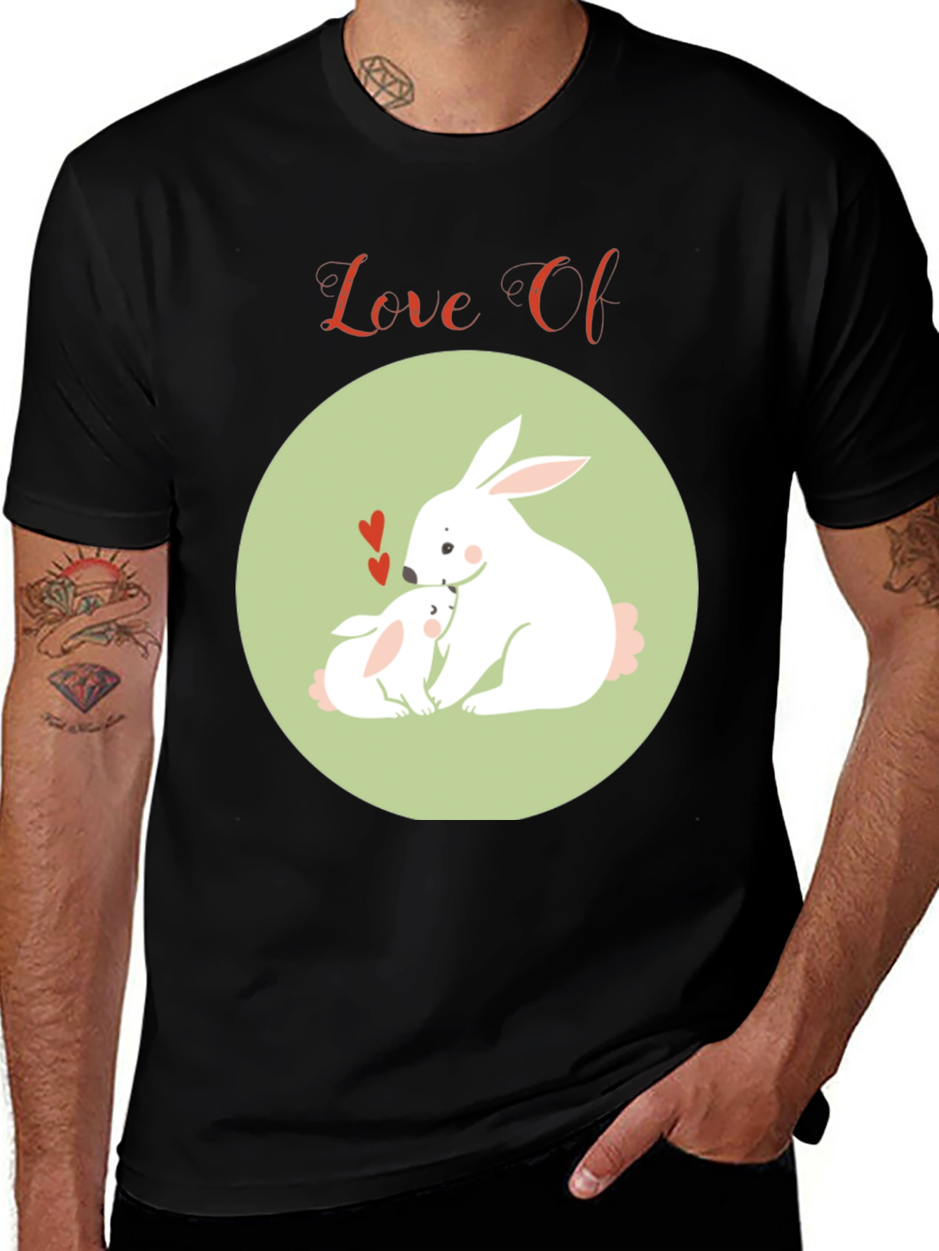 Variant 24 of Love Of T-Shirt, Bunny Graphic Tee
