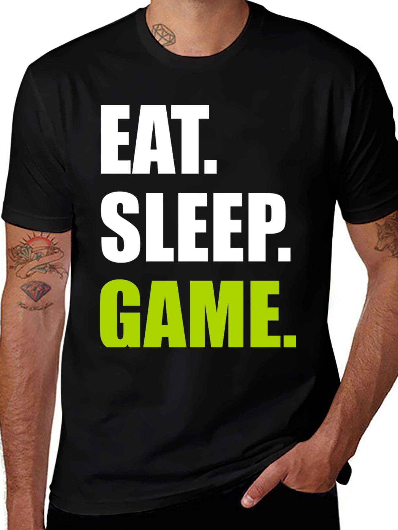 Variant 2 of Eat Sleep Game T-Shirt - Gamer Apparel