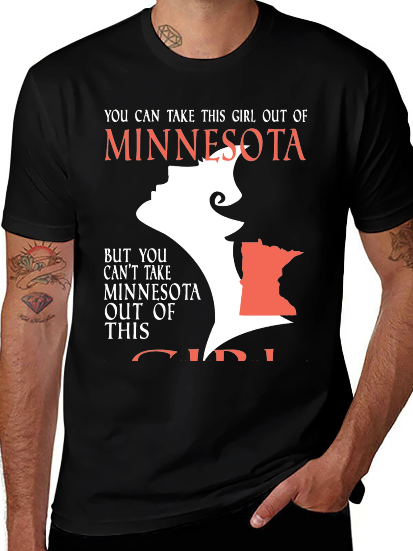 Minnesota Girl T-Shirt: State Pride Tee