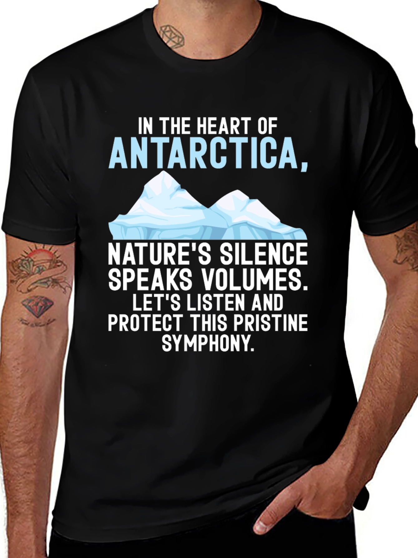 Antarctica Nature's Silence Graphic Tee