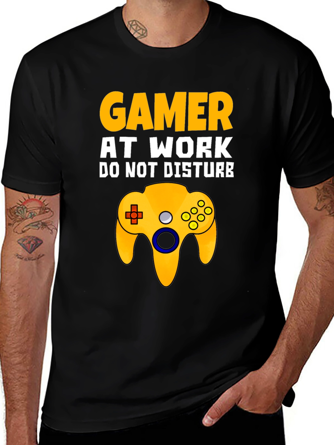 Variant 22 of Gamer At Work T-Shirt - Do Not Disturb Gaming Tee