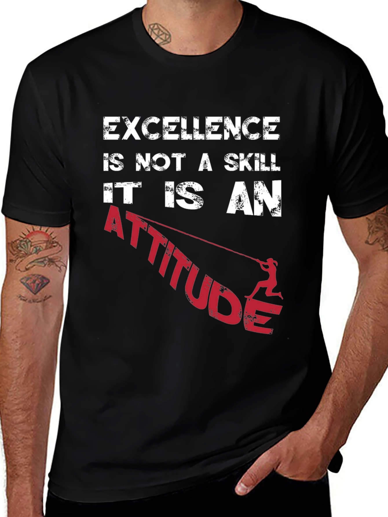 Excellence is an Attitude Graphic T-Shirt