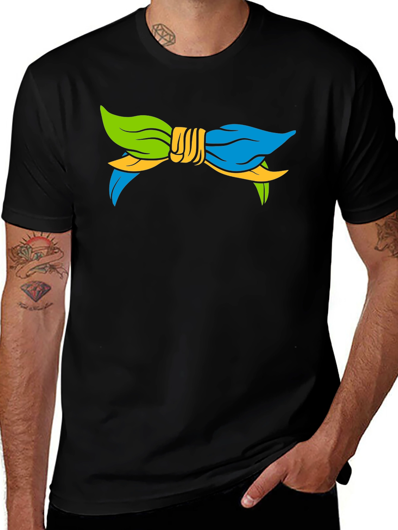 Variant 14 of Ninja Turtle Inspired Headband T-Shirt